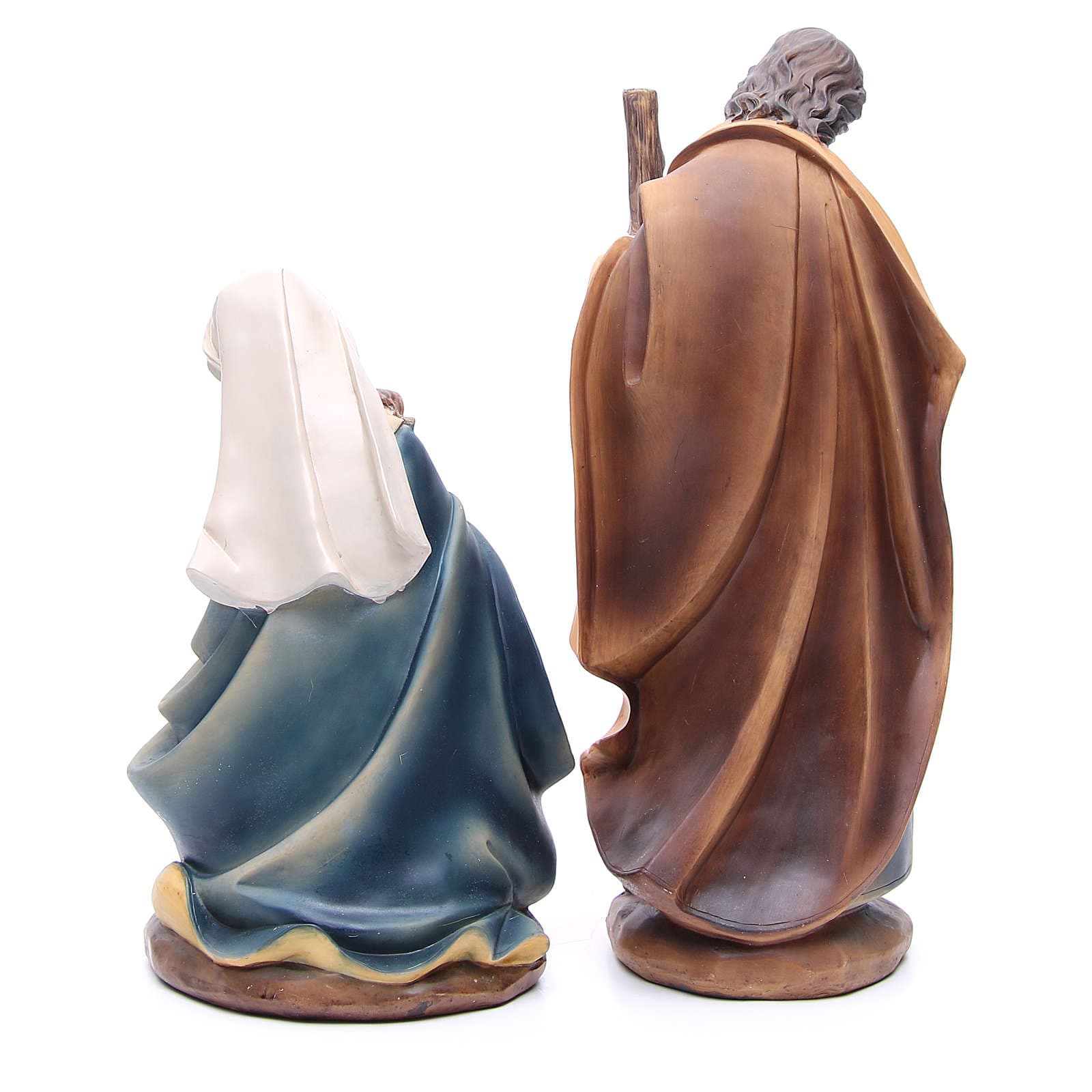 Natività completa con re magi presepe in poliresina 11 soggetti - 6