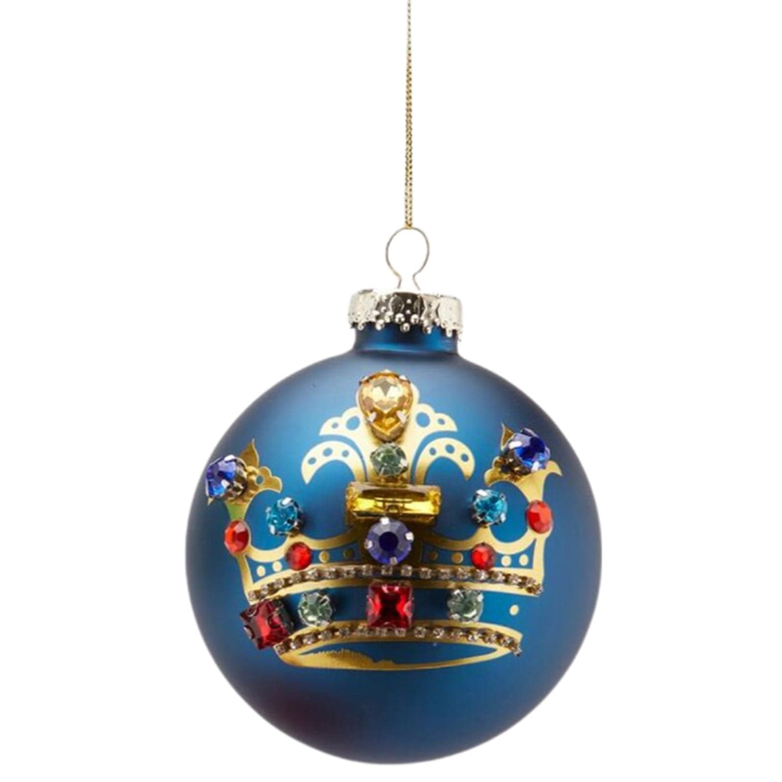 Pallina per albero di Natale in vetro con decorazioni, Ø 10 cm - 2