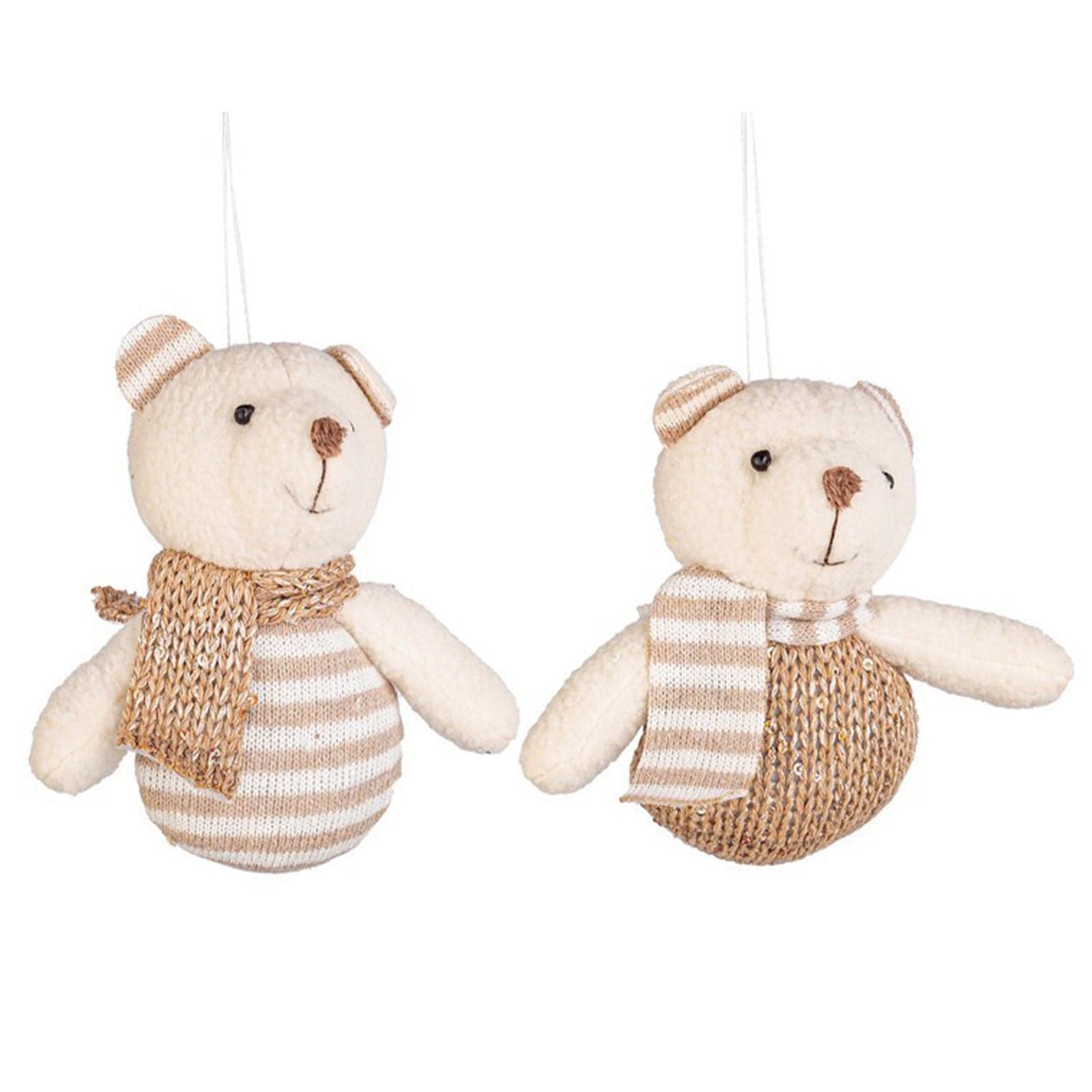 Pendaglio orso "Kary" per albero di Natale decorazione natalizia - 3