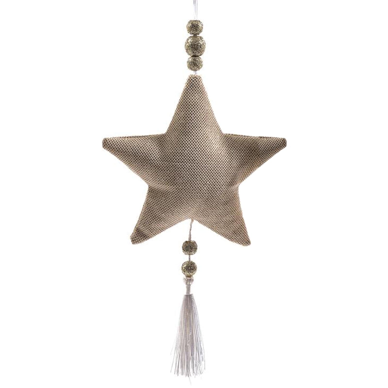 Pendenti per Albero di Natale in tessuto, decorazione da 14 x h 28 cm - 2