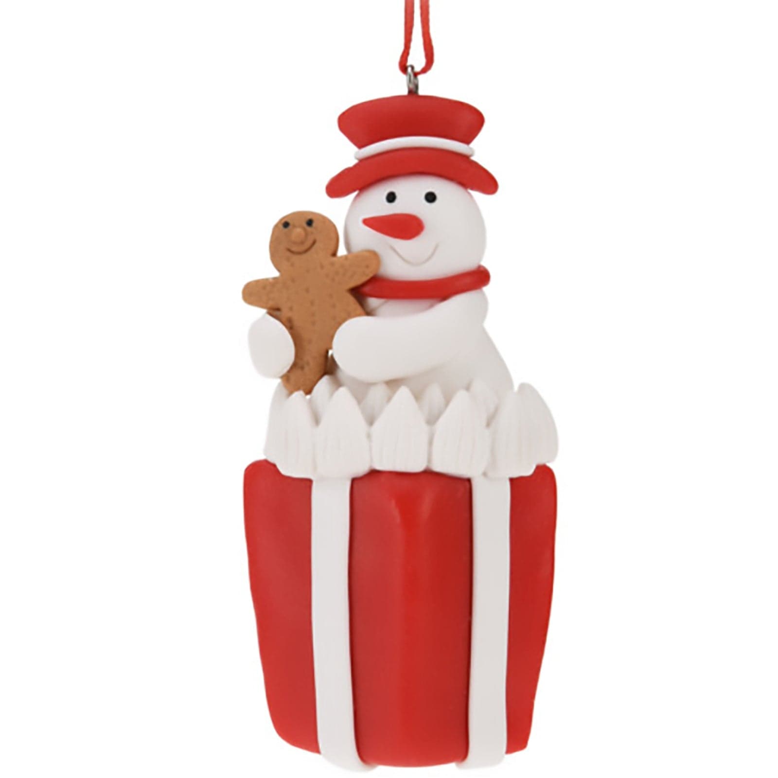 Pendenti per Albero di Natale con figure natalizie, in PVC, da 10 cm, confezione da 12 pezzi - 2