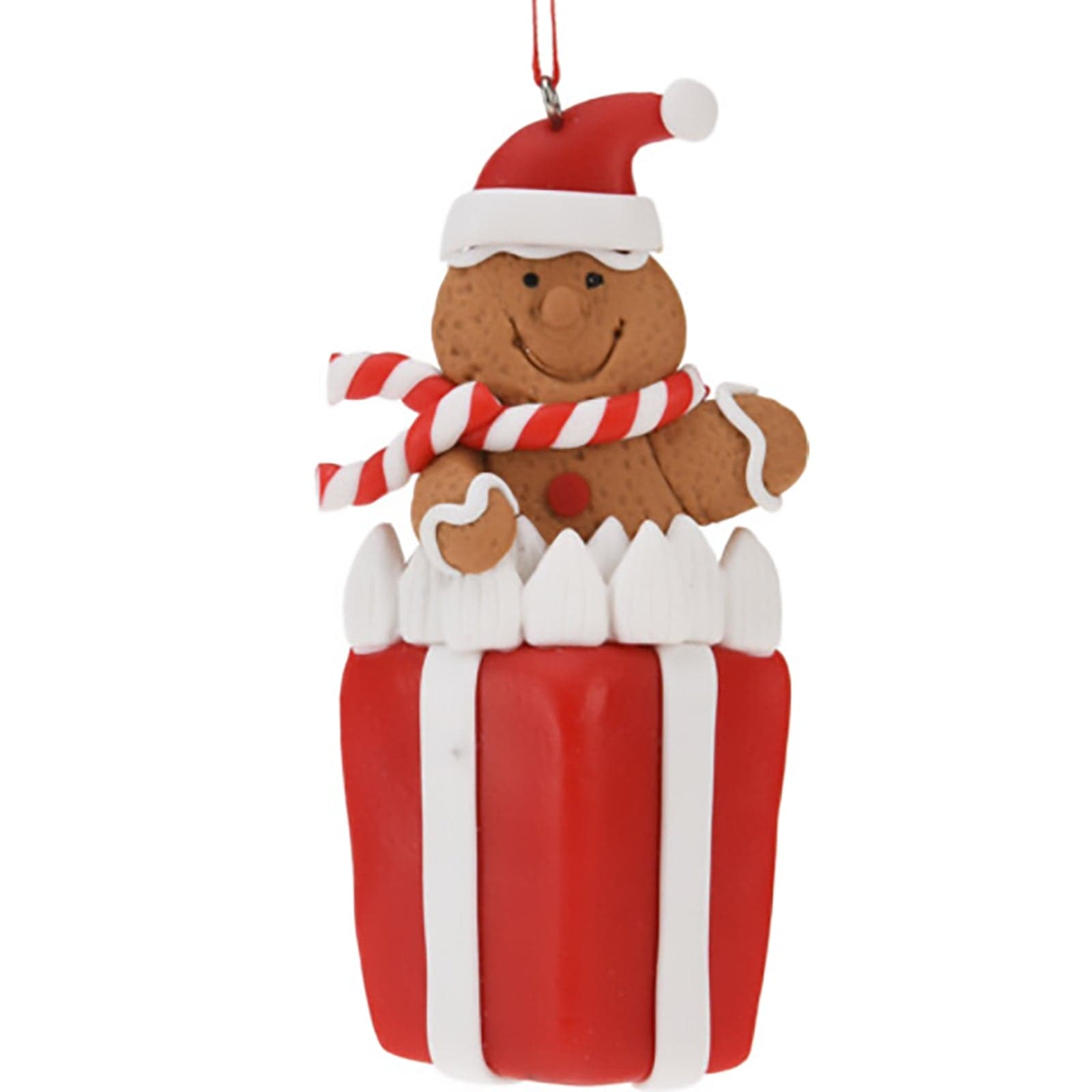 Pendenti per Albero di Natale con figure natalizie, in PVC, da 10 cm, confezione da 12 pezzi - 3