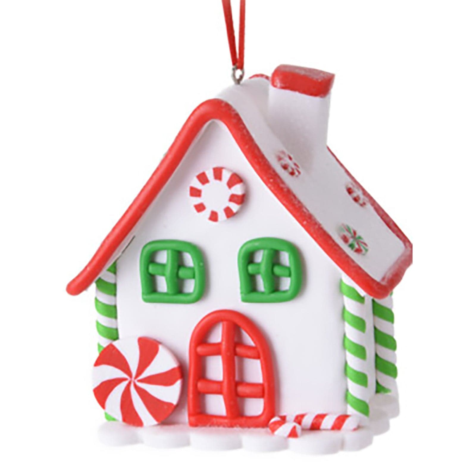 Pendenti per Albero di Natale a forma di casetta, da 8 x 4 x 10 cm - 2