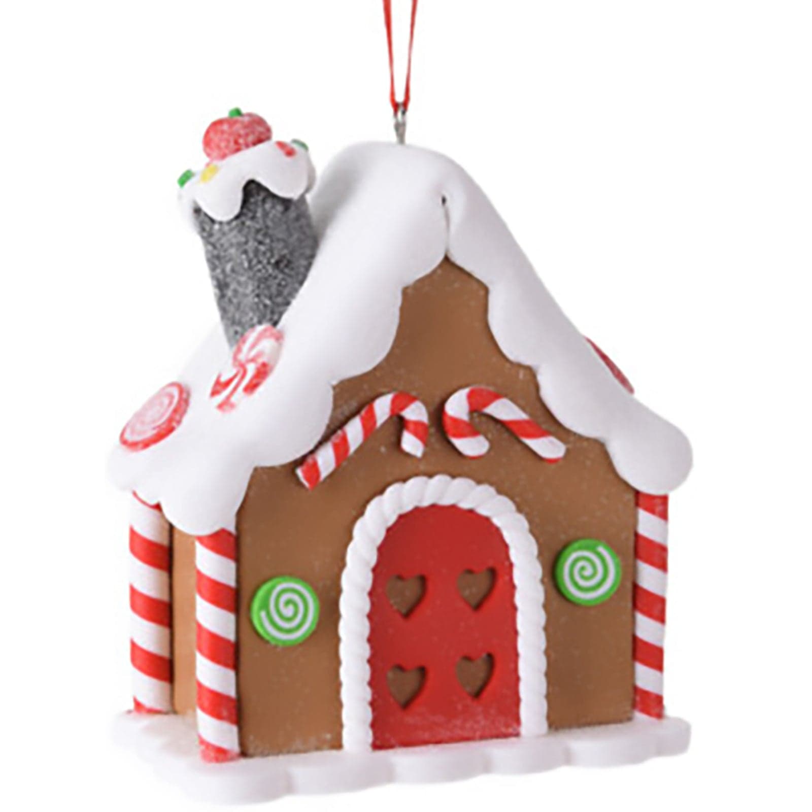 Pendenti per Albero di Natale a forma di casetta, da 8 x 4 x 10 cm - 4