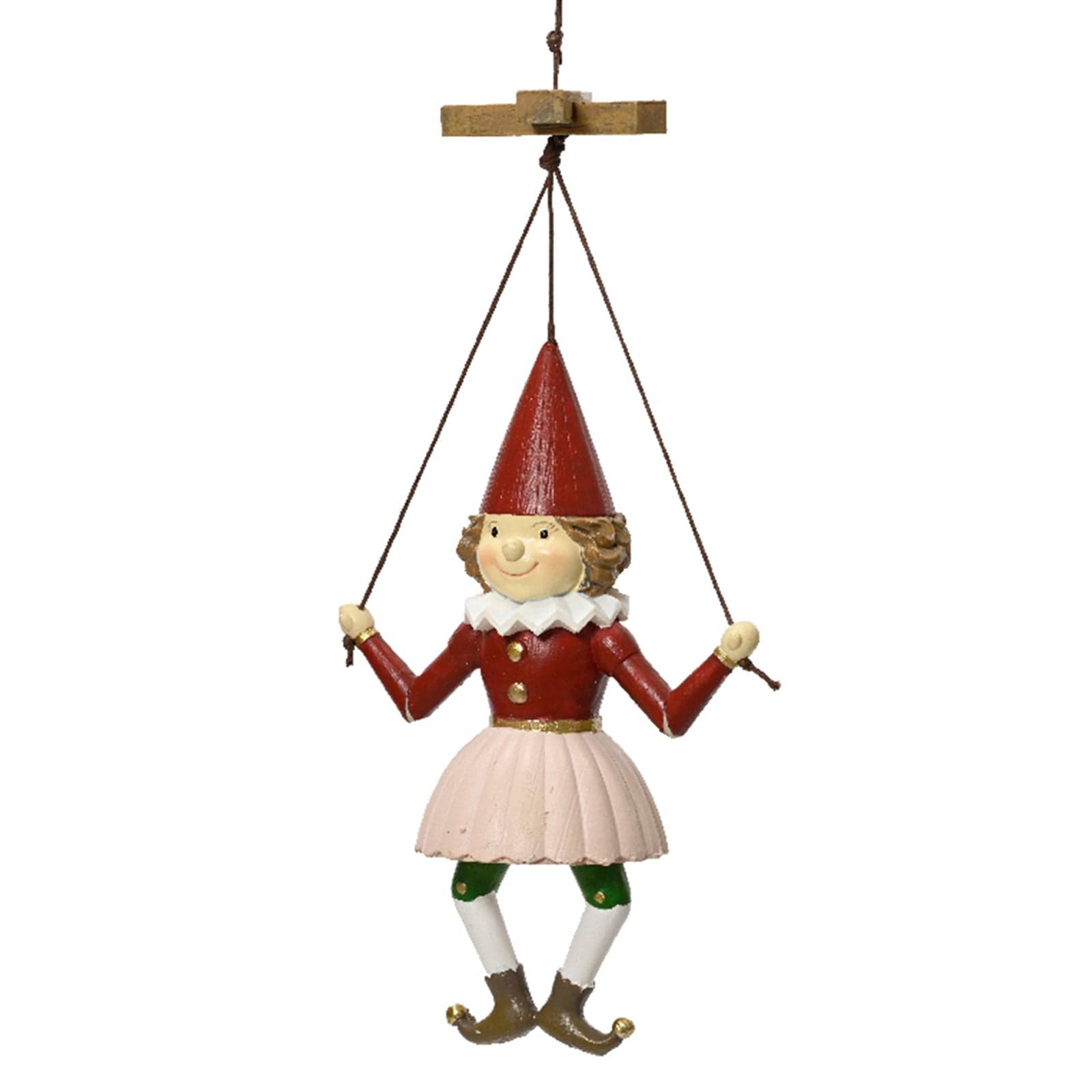 Pendaglio burattini decorazione per albero di natale h 10,7 cm - 3