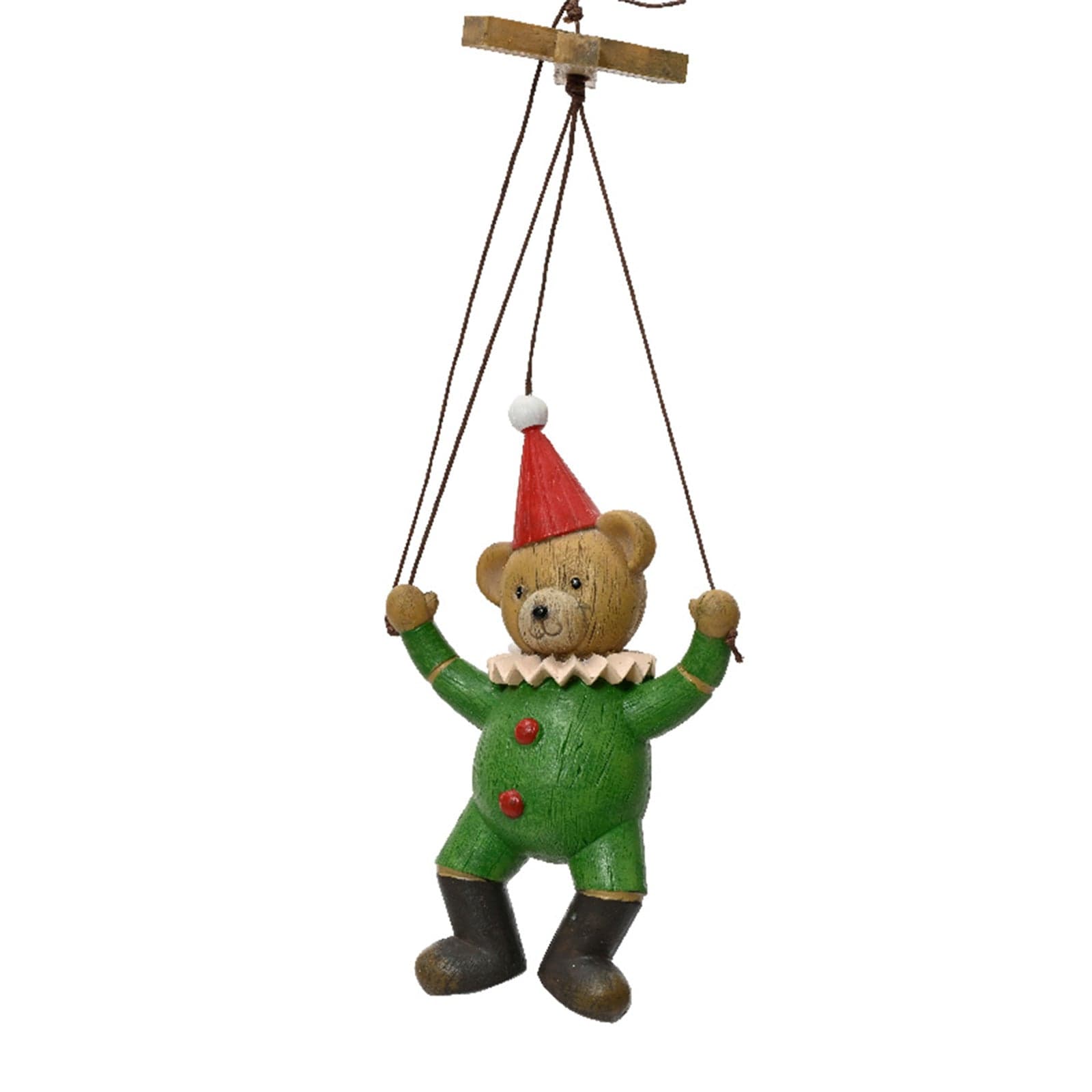 Pendaglio burattini decorazione per albero di natale h 15,5 cm - 2