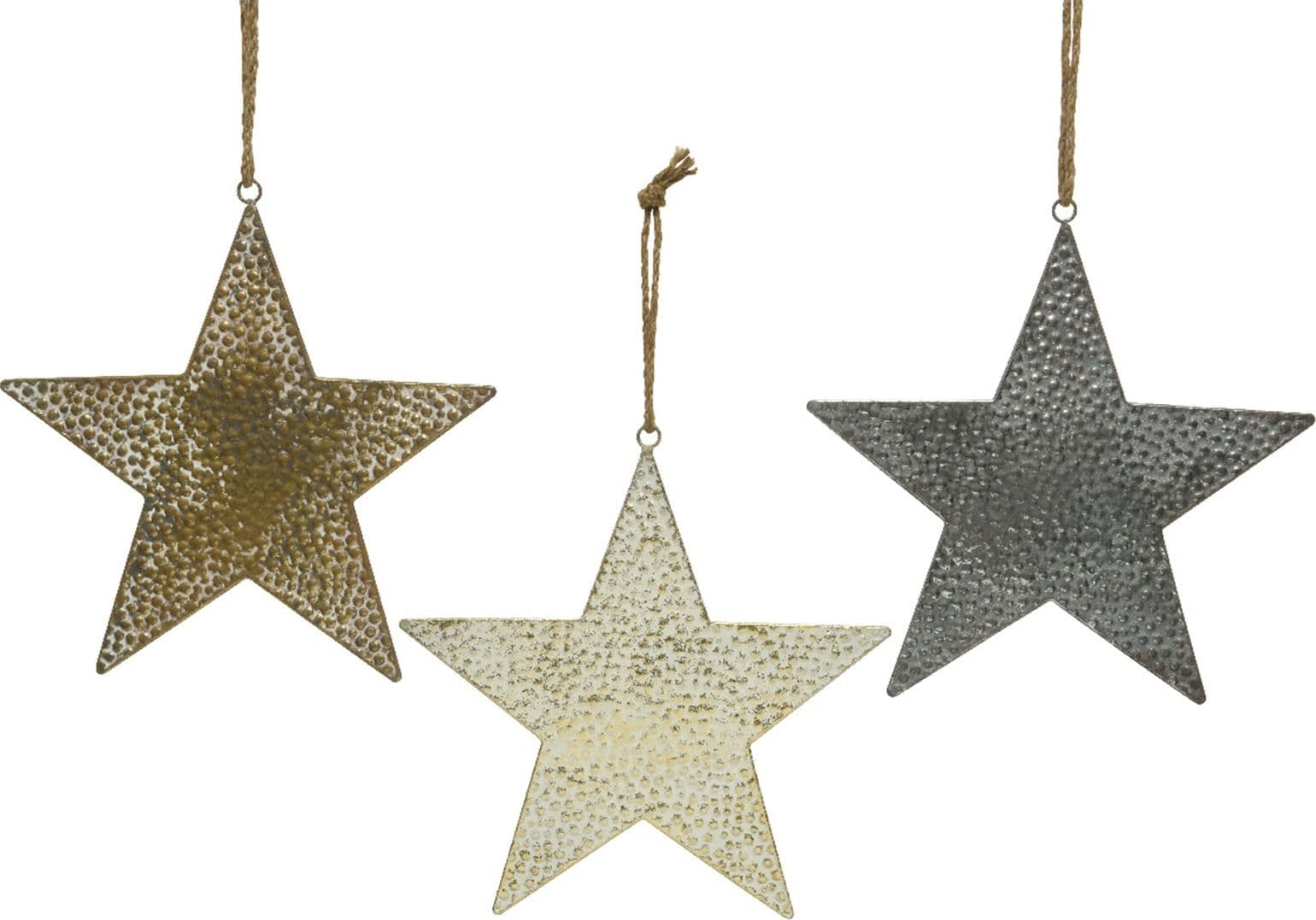Pendaglio a forma di stella decorazione per albero di natale - 4