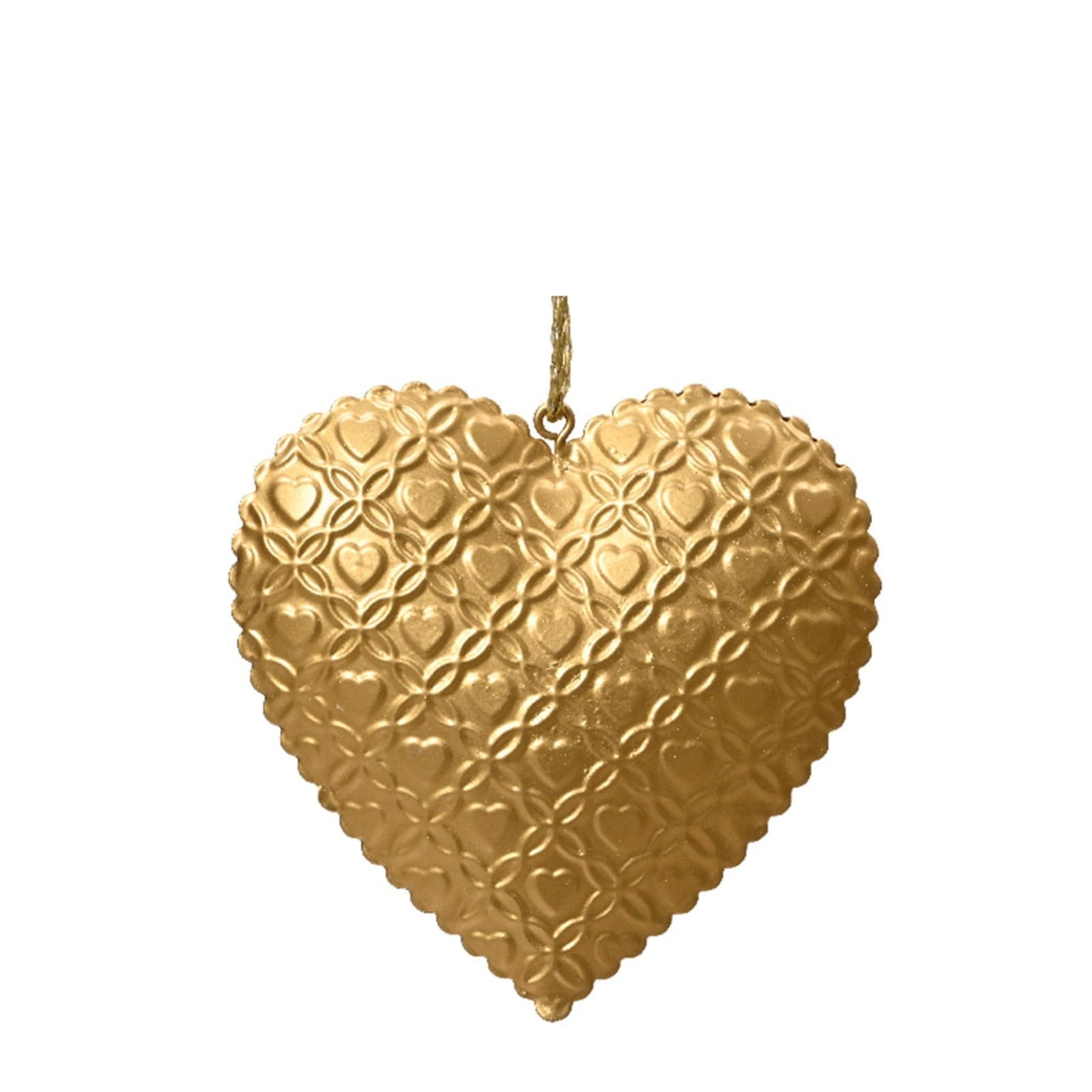 Pendaglio oro con fiocchi di neve, stella e albero di natale decorazione natalizia - 3
