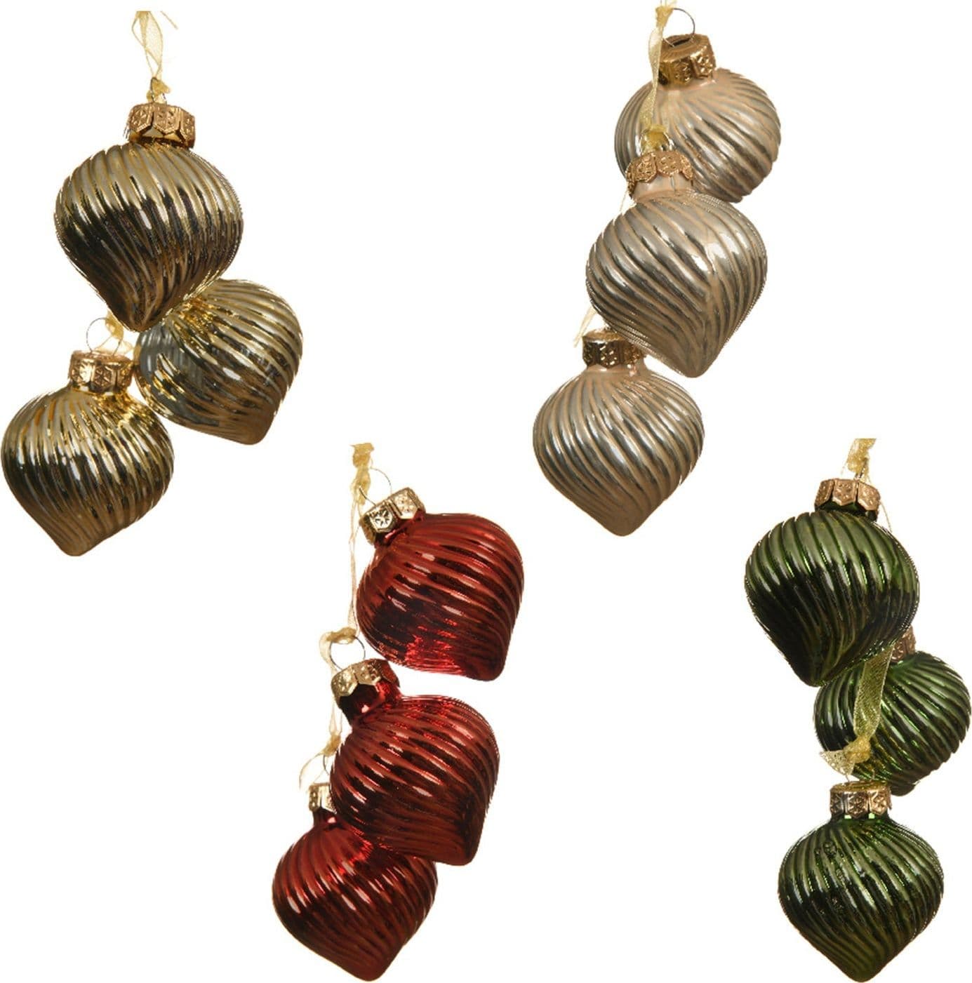 Pendaglio a forma di goccia decorazione per albero di natale - 5