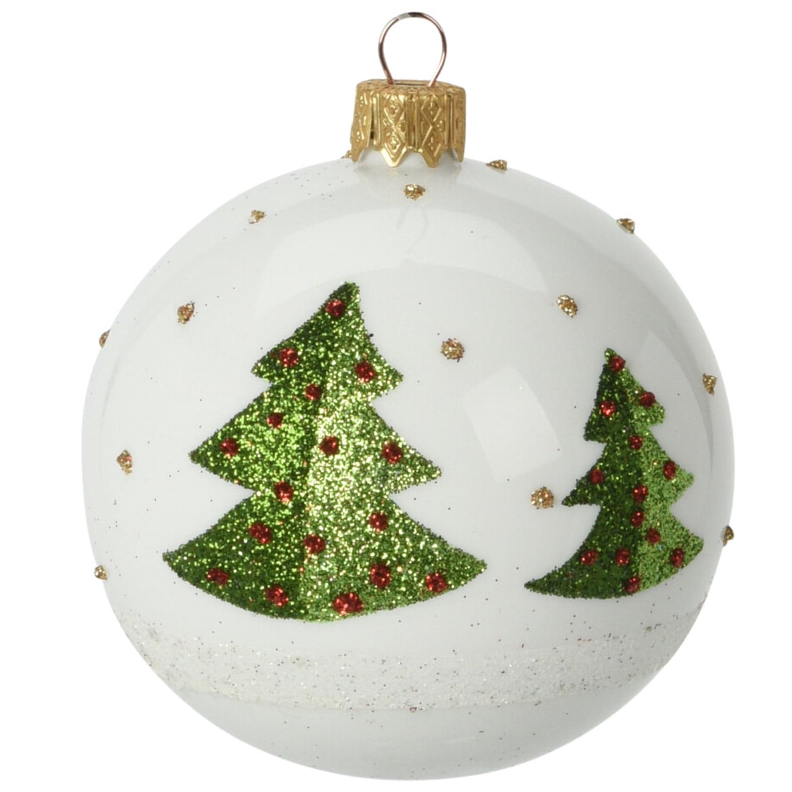 Palline per albero di Natale decorato, in Vetro, da Ø 10 cm, 6 pezzi - 2