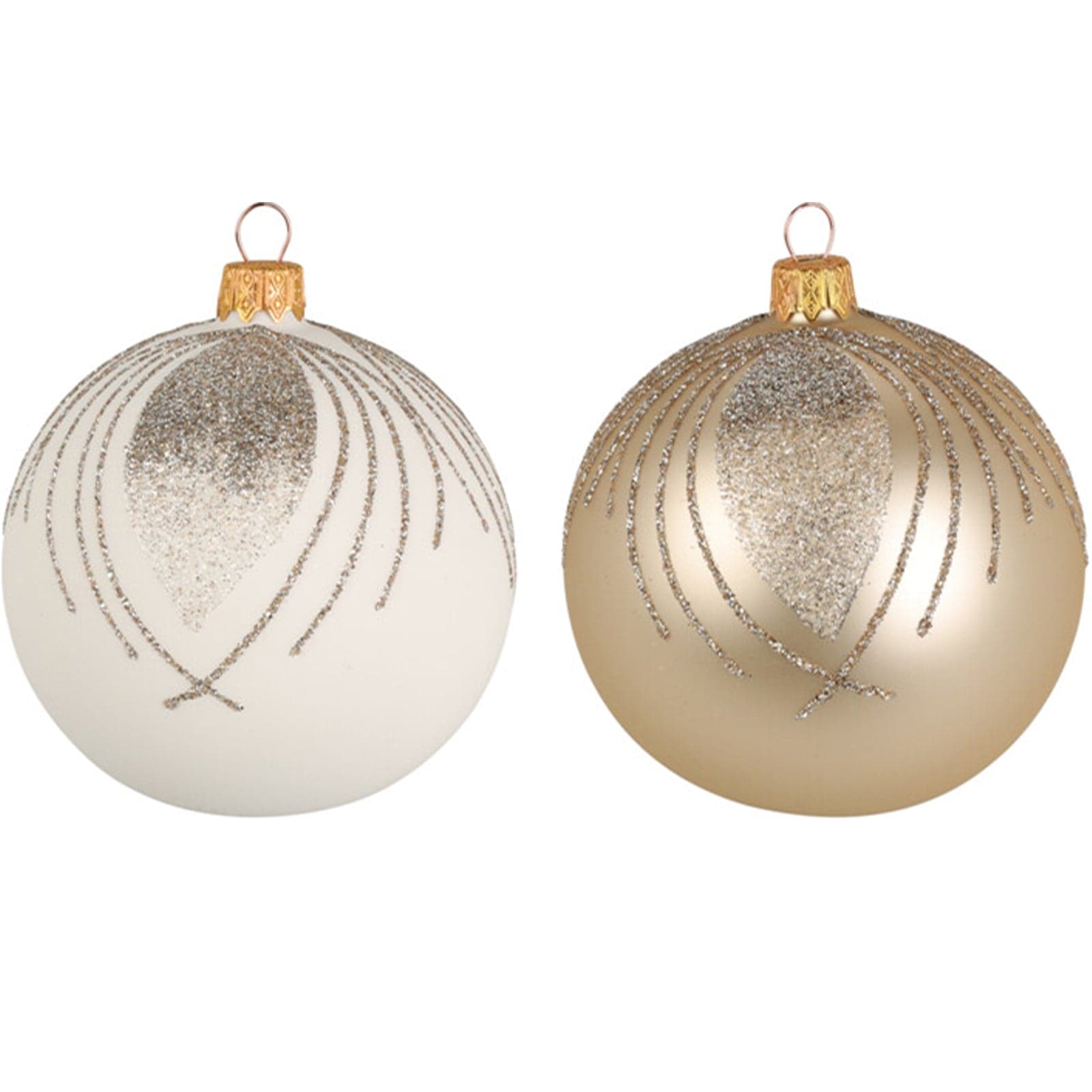 Palline per albero di Natale decorato, in Vetro, da Ø 100 mm, 6 pezzi - 2
