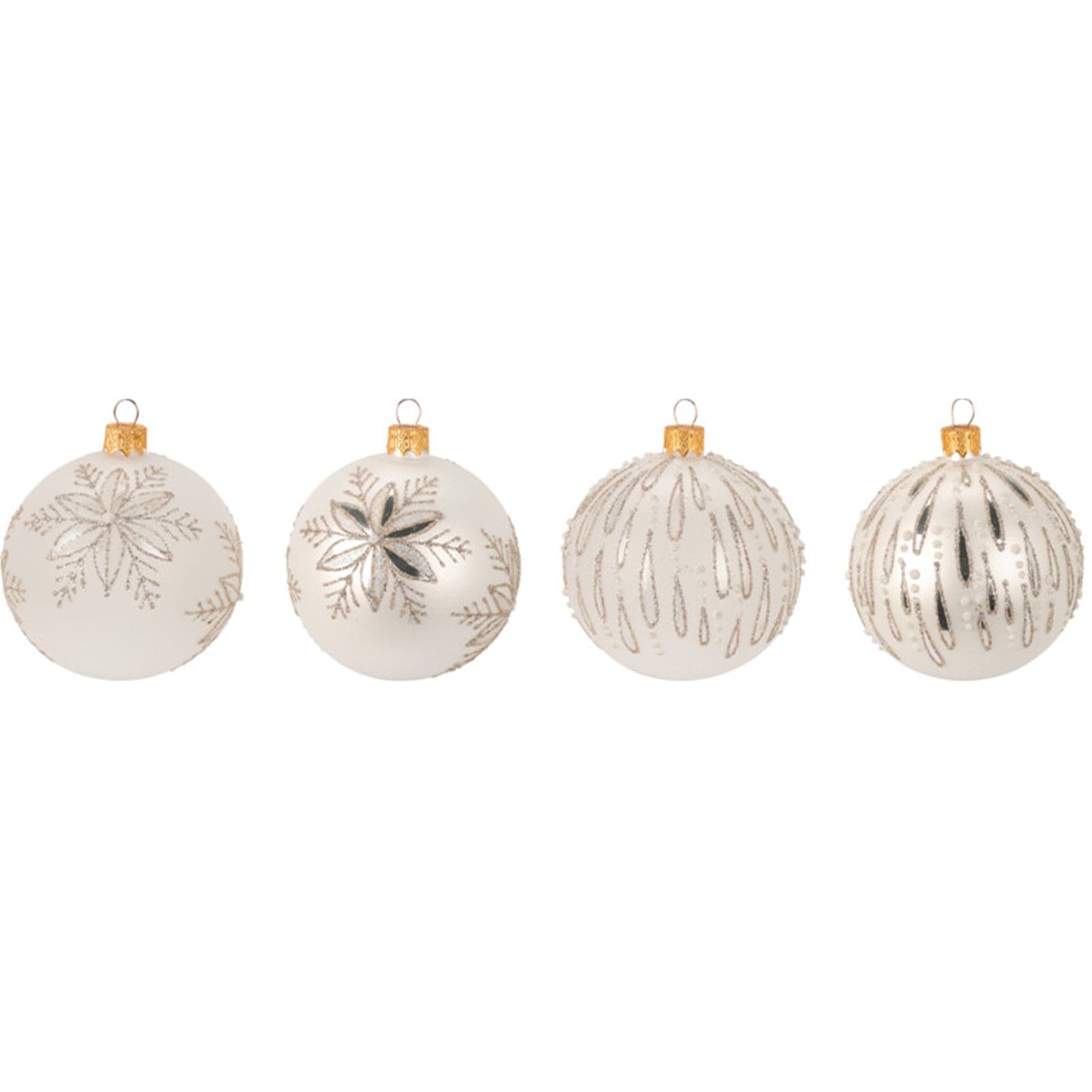 Palline per albero di Natale decorato, in Vetro, da Ø 100 mm, 6 pezzi - 2