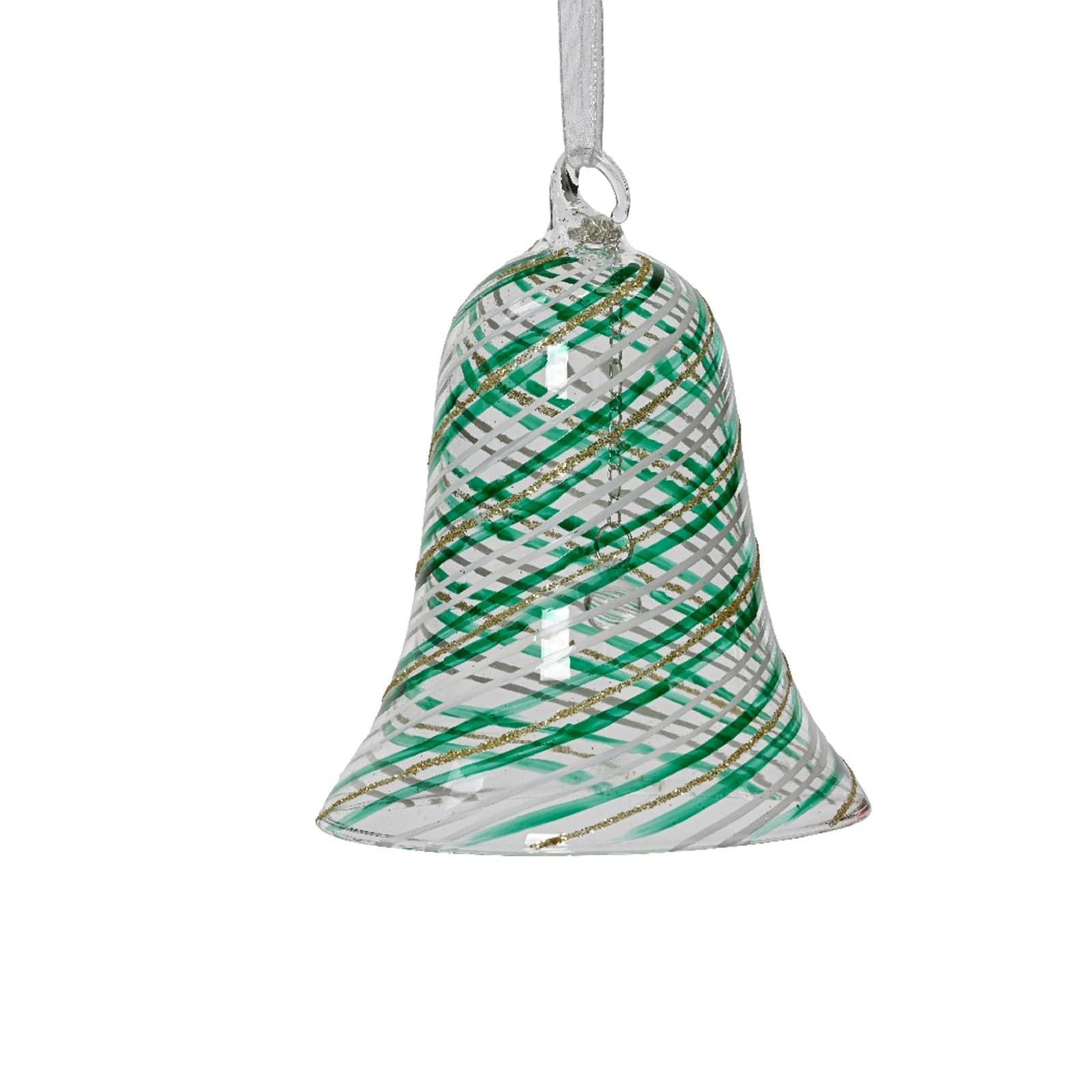 Pendaglio a forma di campana  per albero di natale h 11,5 cm - 1