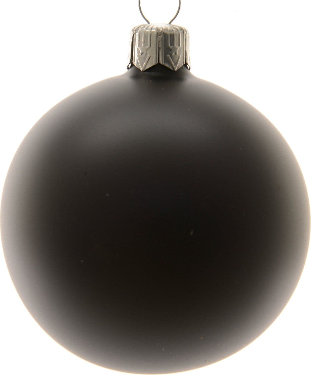 Palline in vetro per albero di natale nere decorazione natalizia - 3