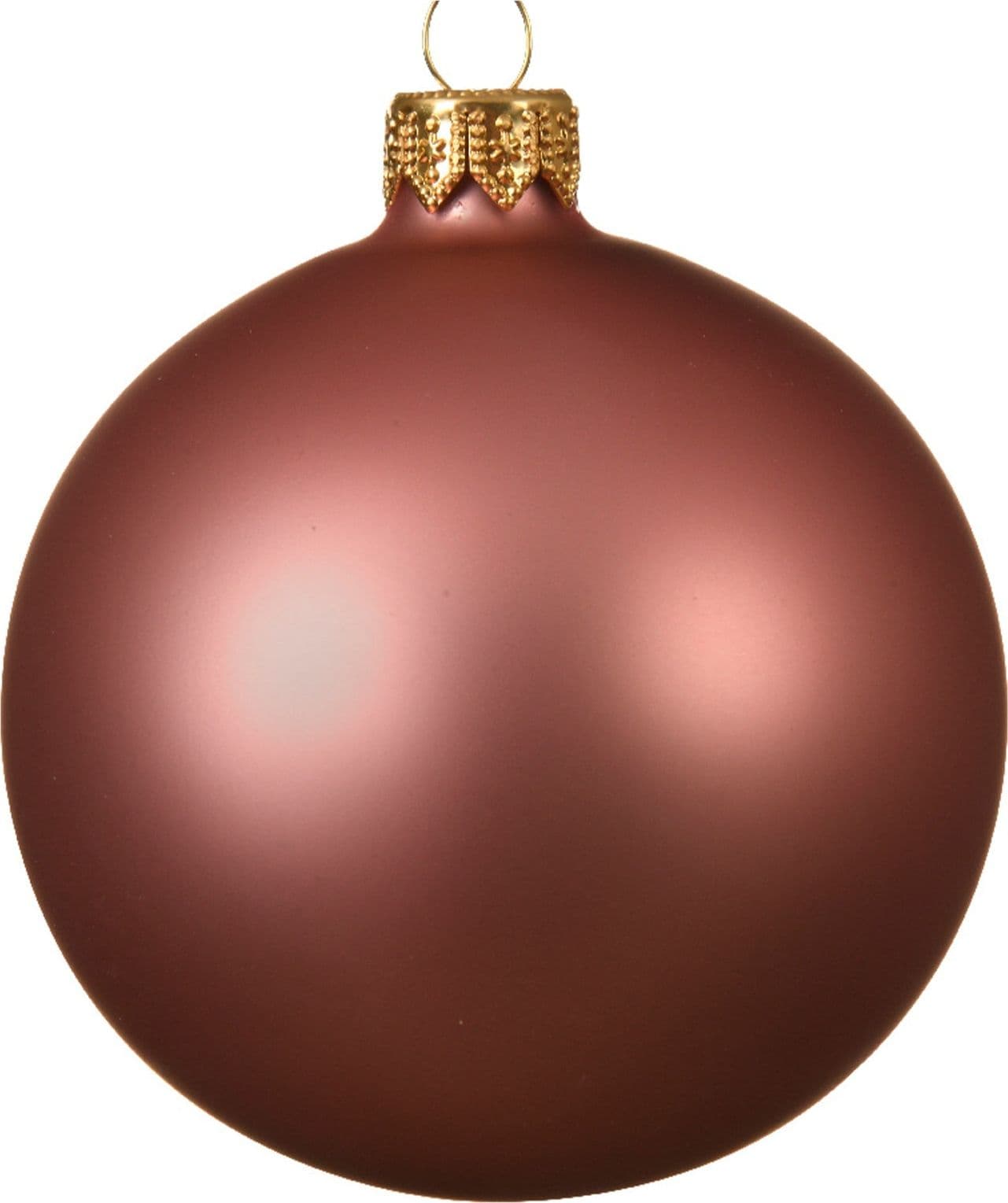 Palline in vetro per albero di natale Rosa velluto decorazione natalizia - 2