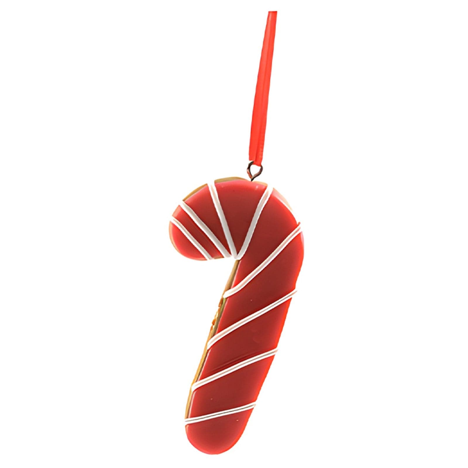 Pendente per albero di Natale "Bastoncino di Zucchero" in argilla morbida da 7 cm - 2