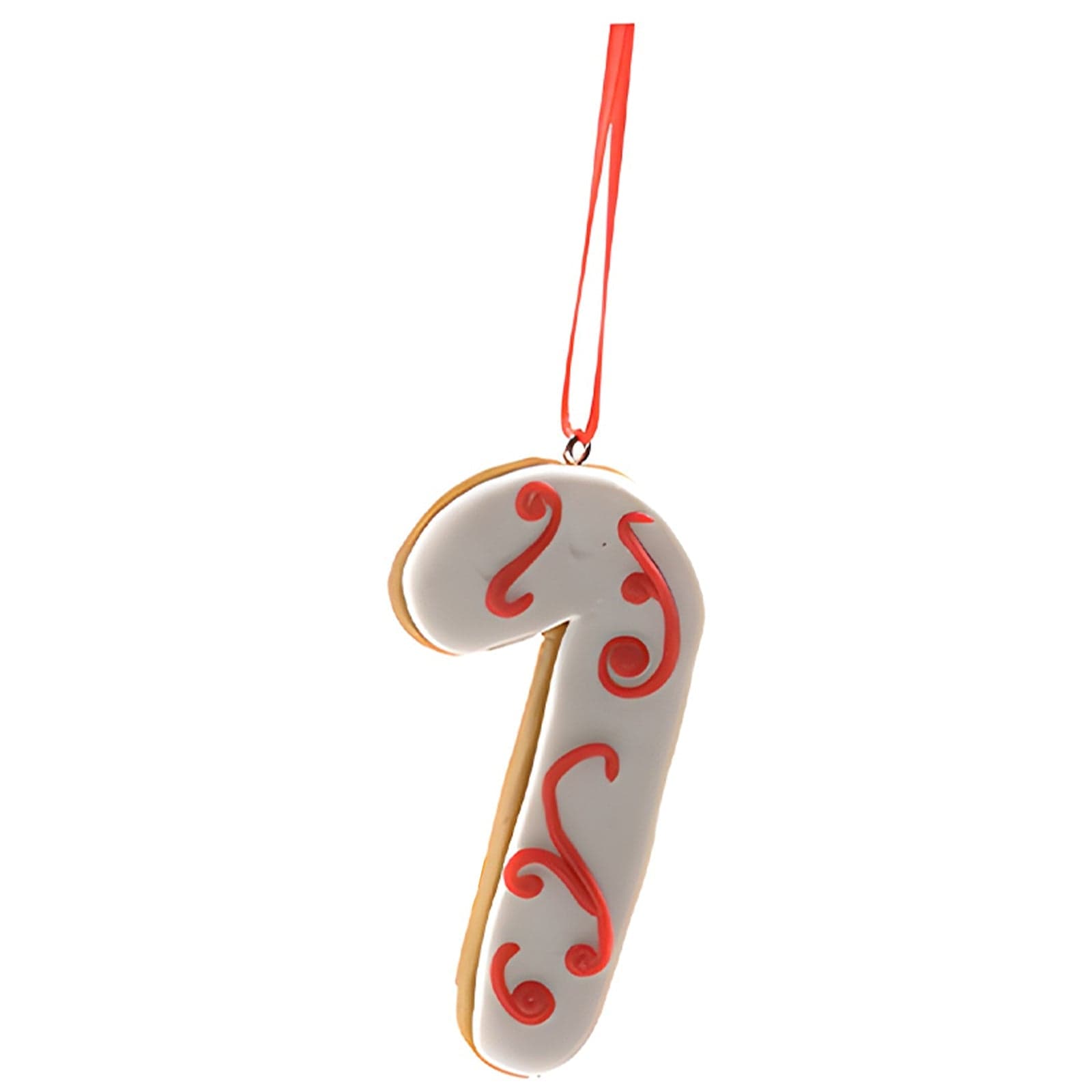 Pendente per albero di Natale "Bastoncino di Zucchero" in argilla morbida da 7 cm - 4