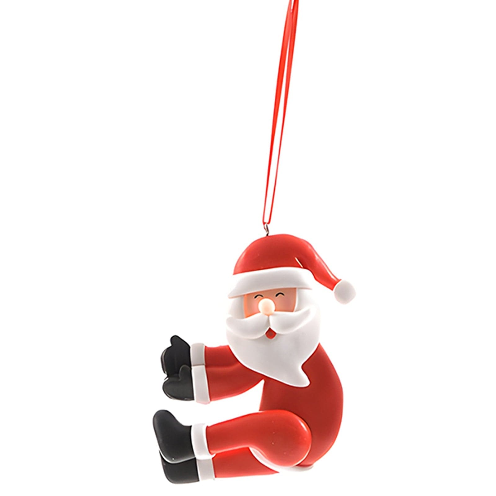 Pendente per albero di Natale "Babbo Natale" in argilla morbida da 10 cm - 2