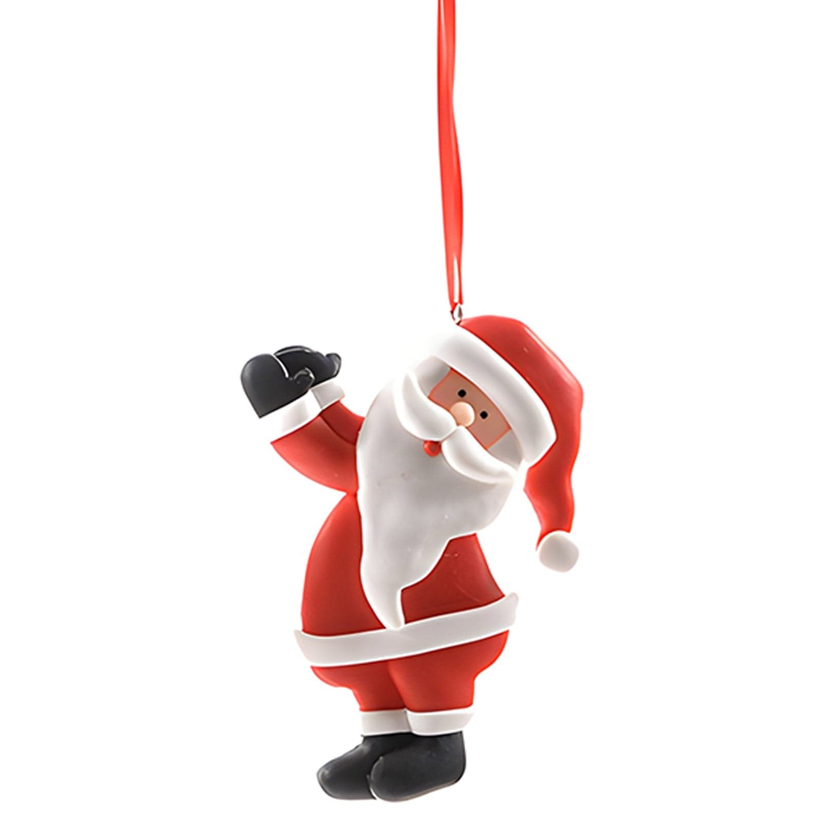 Pendente per albero di Natale "Babbo Natale" in argilla morbida da 10 cm - 4
