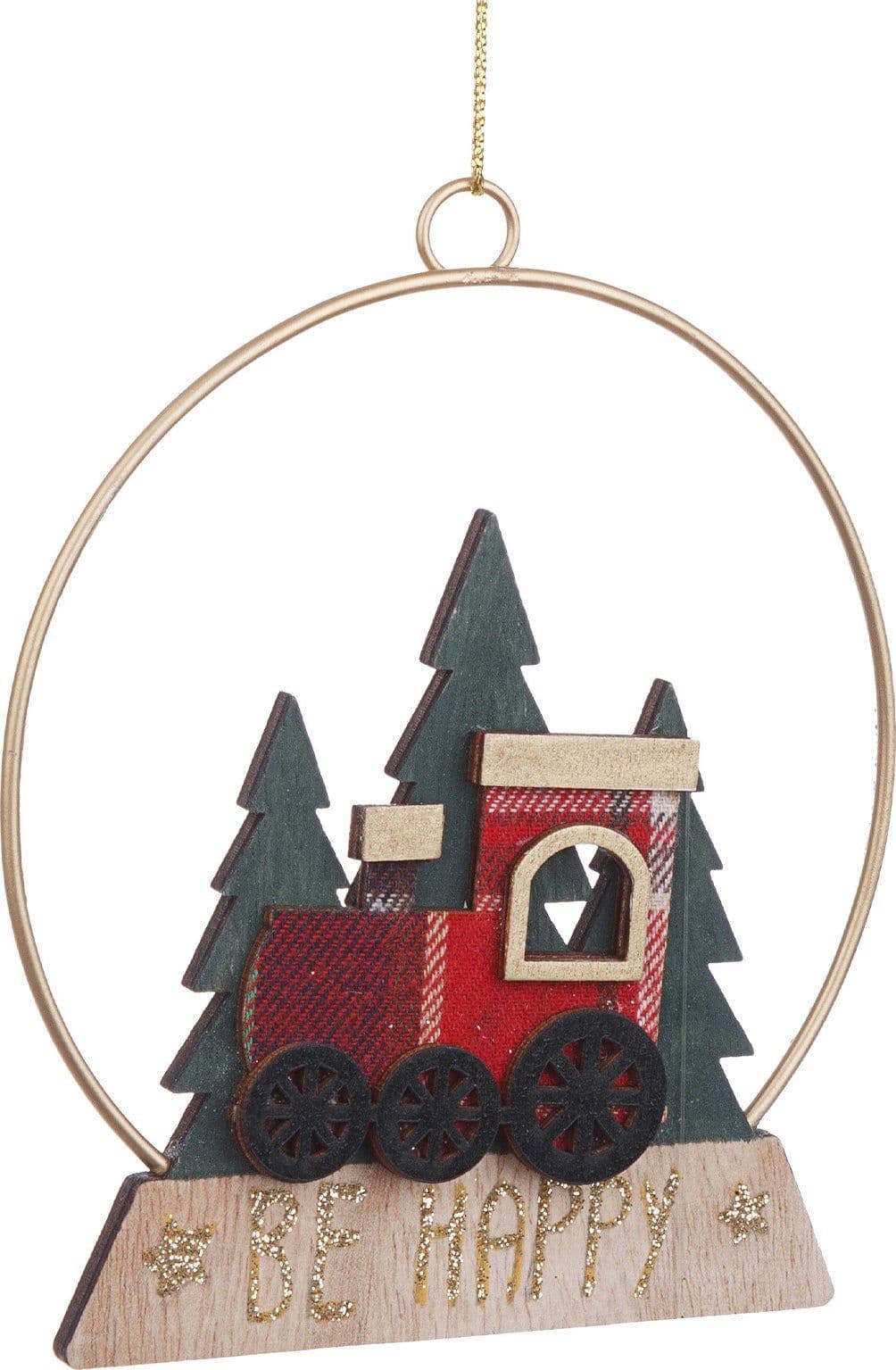 Pendaglio "Jeremiah" in legno di abete per albero di Natale - 2