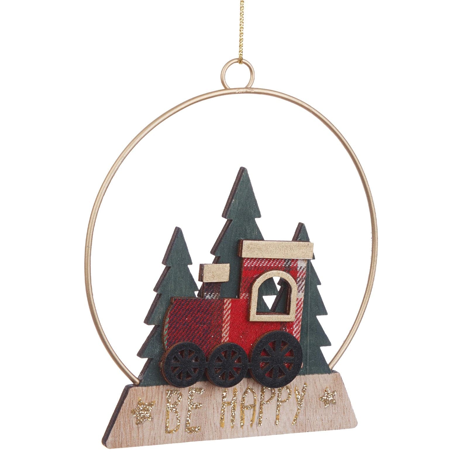 Pendaglio "Jeremiah" in legno di abete per albero di Natale - 2