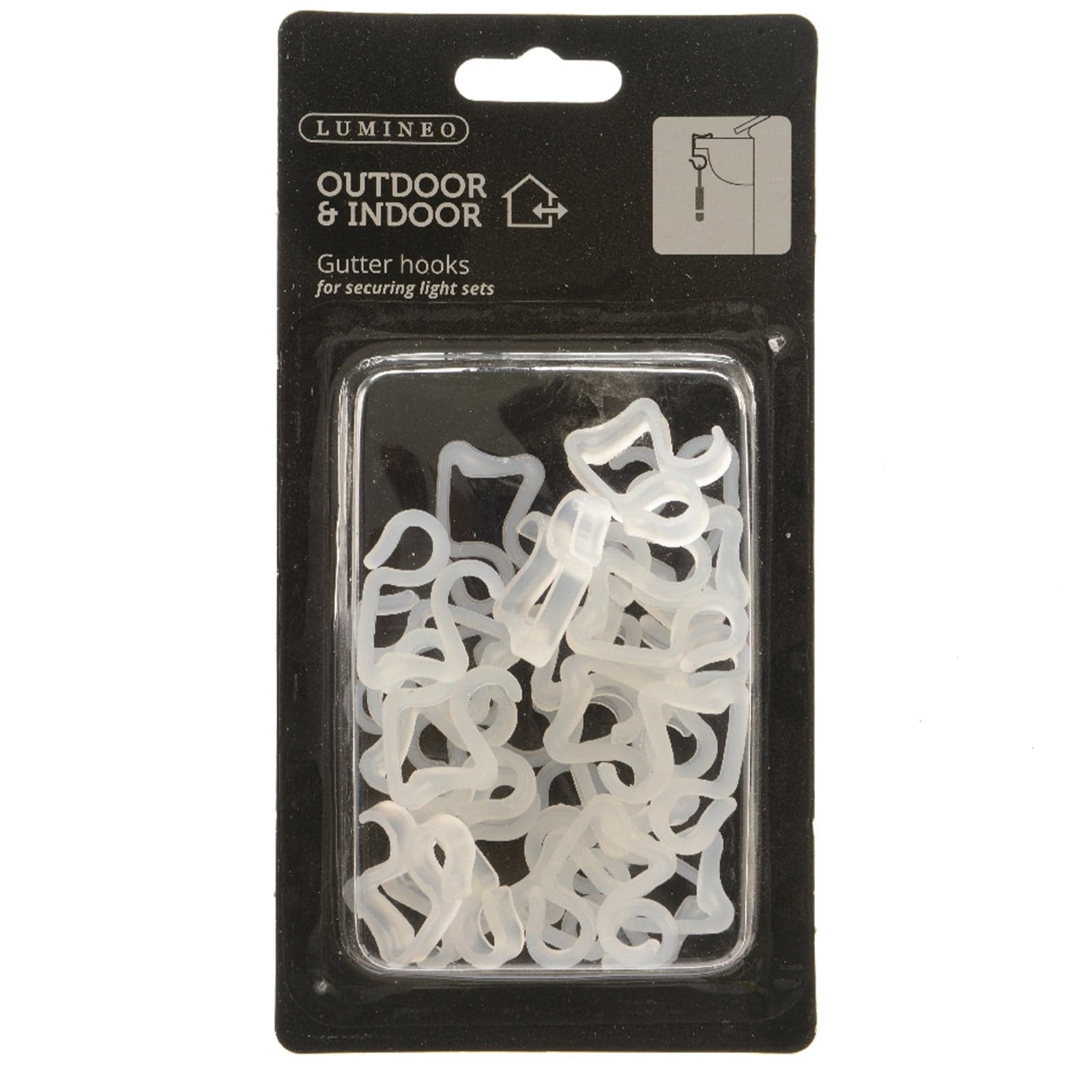Ganci in plastica per palline natalizie per interno ed esterno, confezione da 24 pezzi - 2