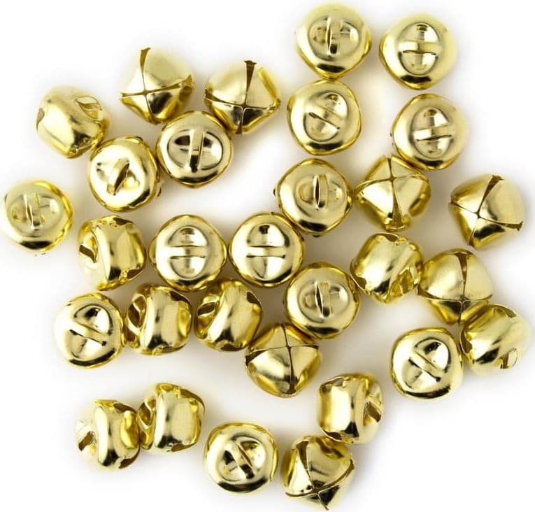 16 campanelle natalizie Ø 2 cm, decorazioni ghirlande e centrotavola - 3