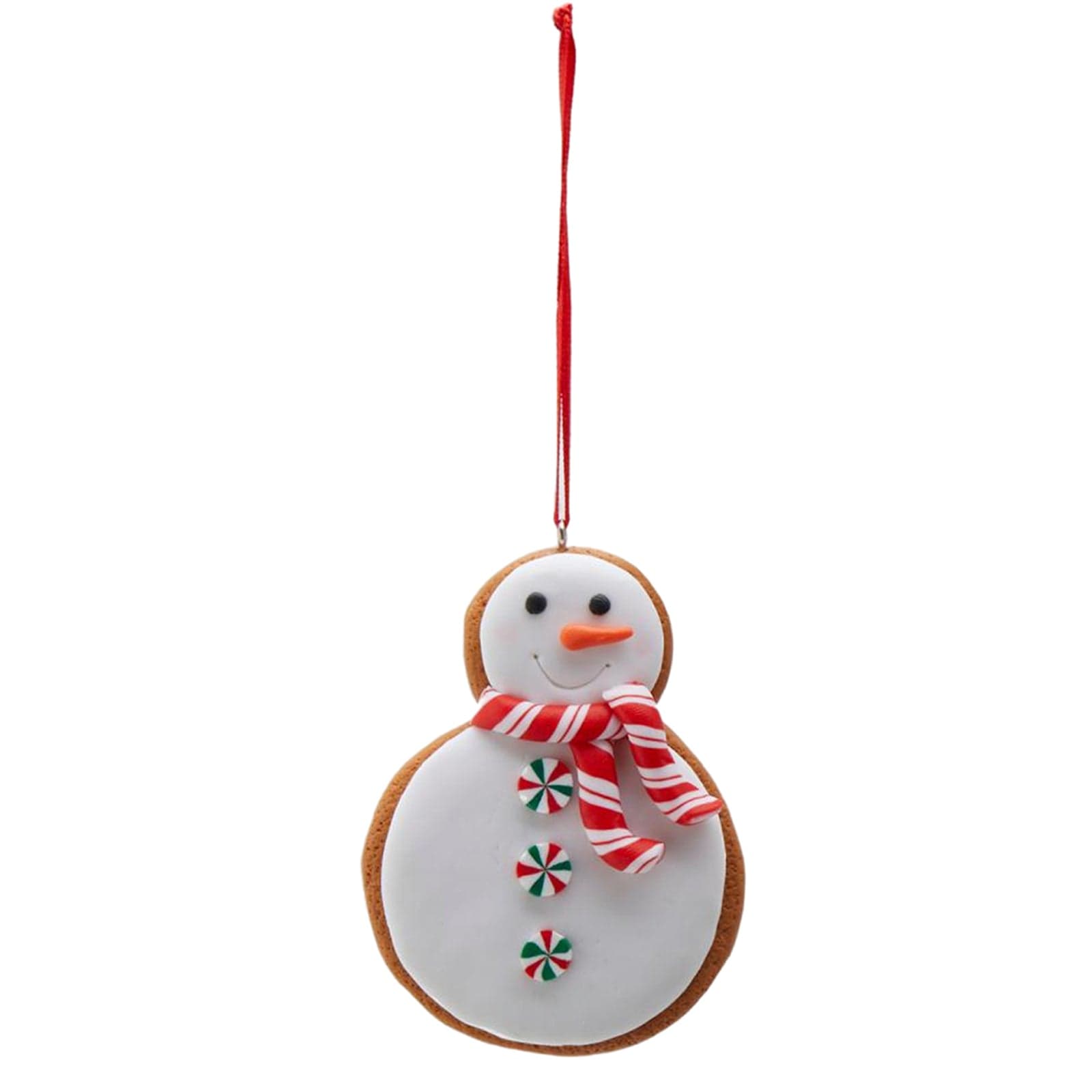 Pendaglio per albero di natale Biscotti con Glassa da 8 cm rosso verde e blu - 2