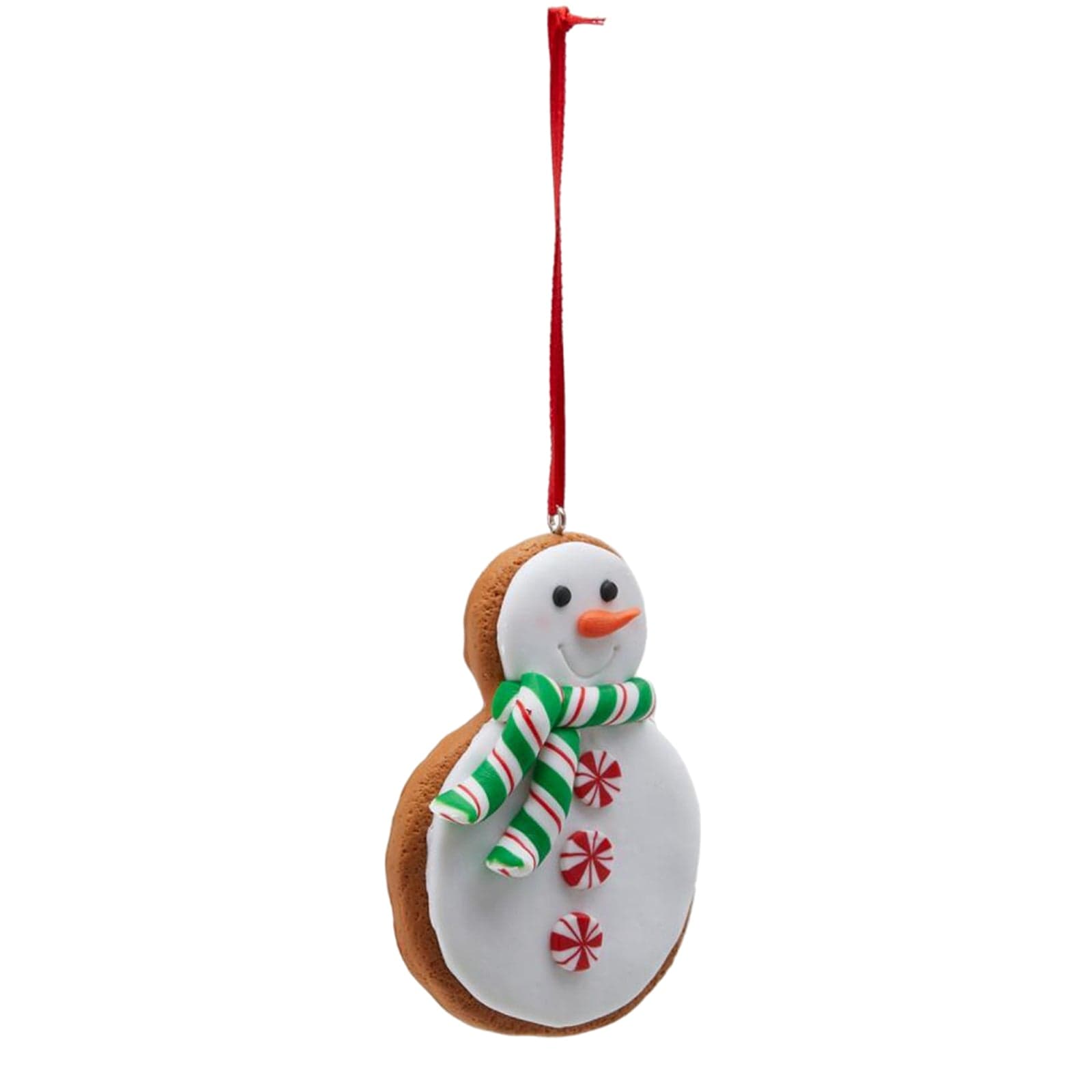 Pendaglio per albero di natale Biscotti con Glassa da 8 cm rosso verde e blu - 4