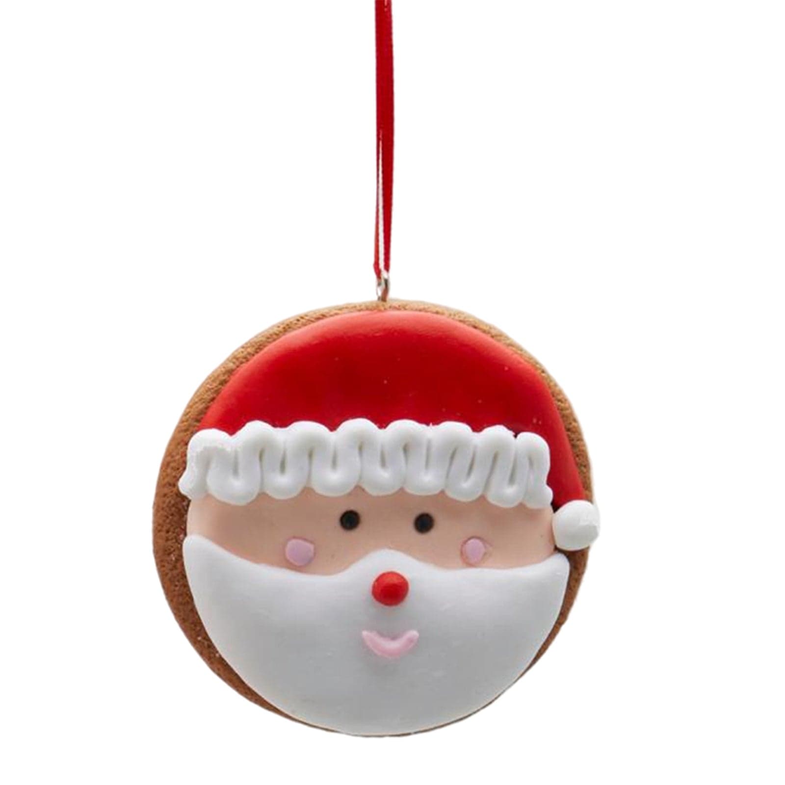 Pendaglio per albero di natale Biscotti con Glassa da 8 cm rosso verde e blu - 5