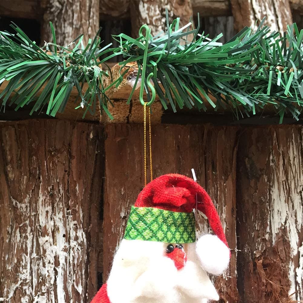 Ganci Verdi in PVC per Palline albero di natale 50 pezzi - 2