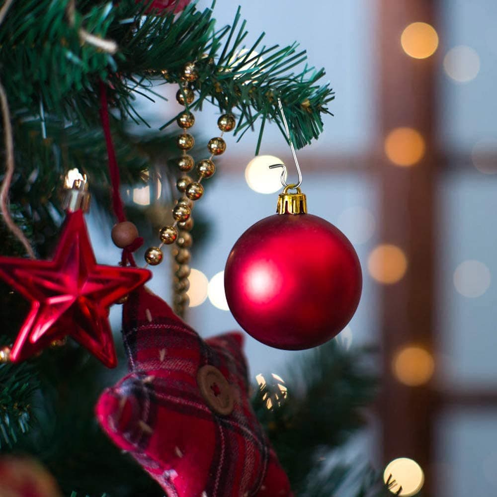 Ganci Argento in PVC per Palline albero di natale 40 pezzi - 2