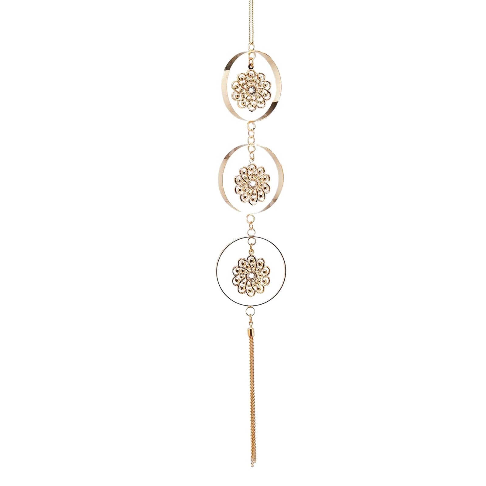 Pendaglio natalizio Gemma Oro, pallina per albero di natale h 28 cm - 2