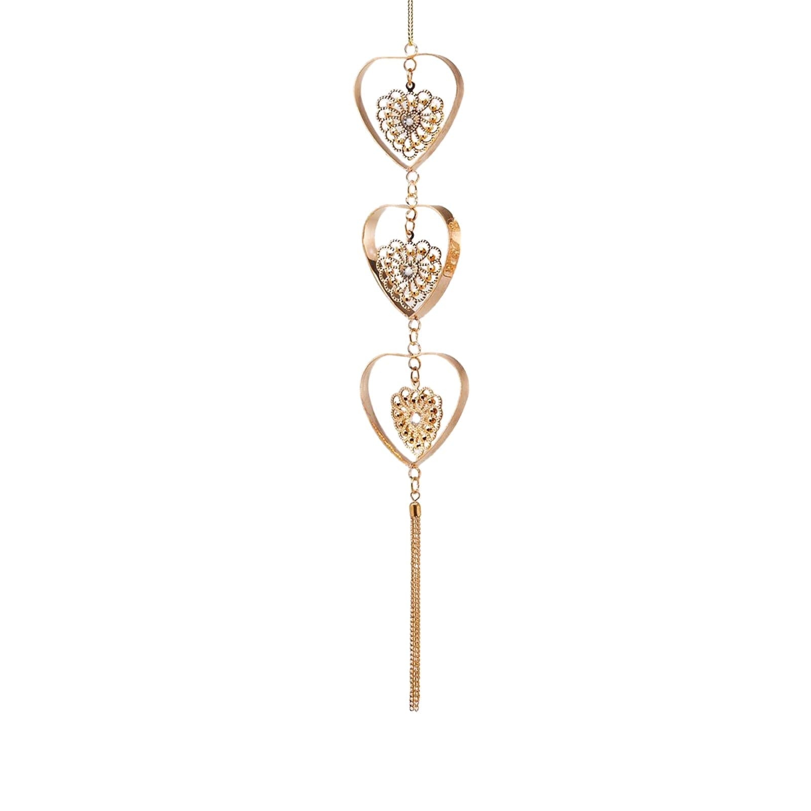 Pendaglio natalizio Gemma Oro, pallina per albero di natale h 28 cm - 3