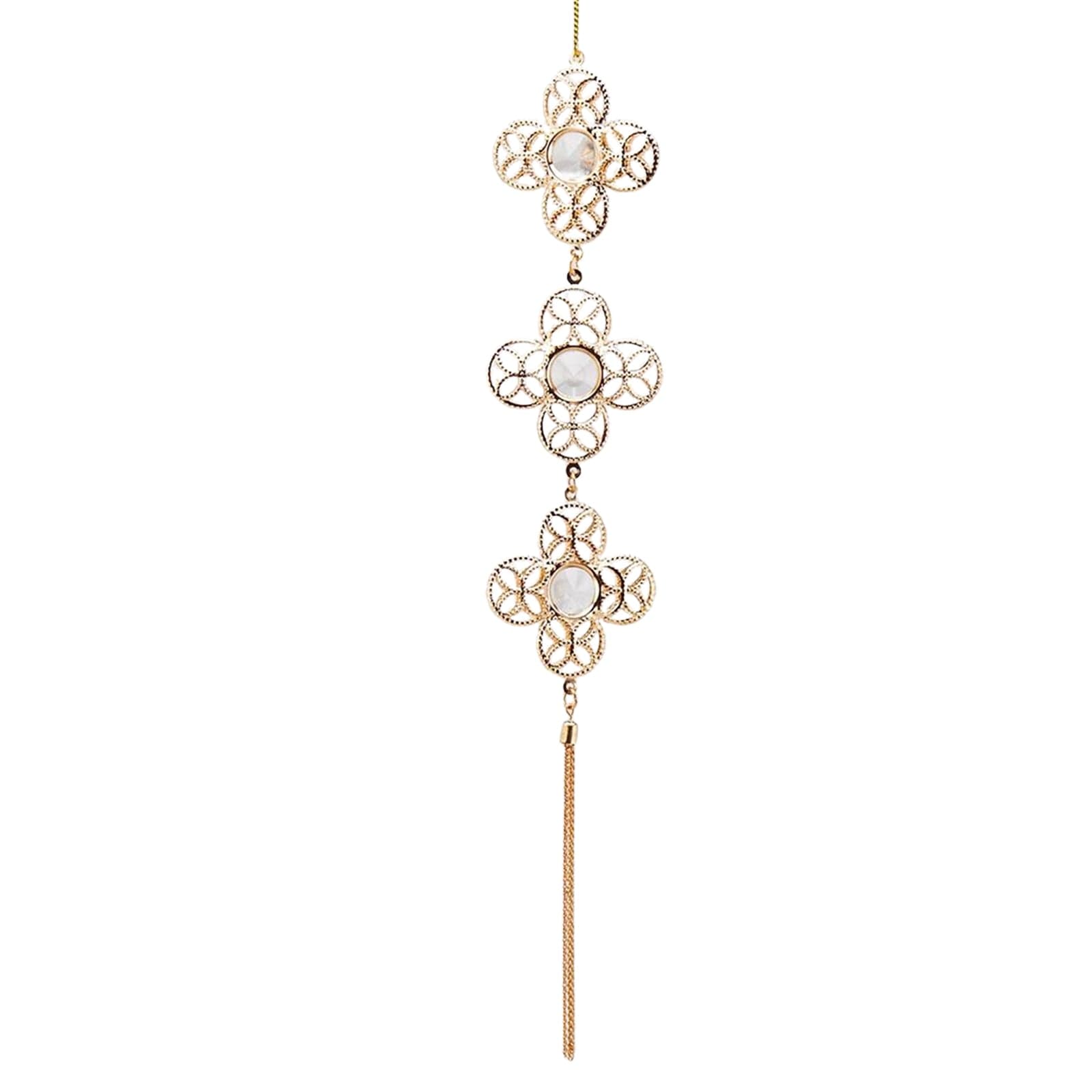 Pendaglio natalizio Gemma Oro, pallina per albero di natale h 25 cm - 2