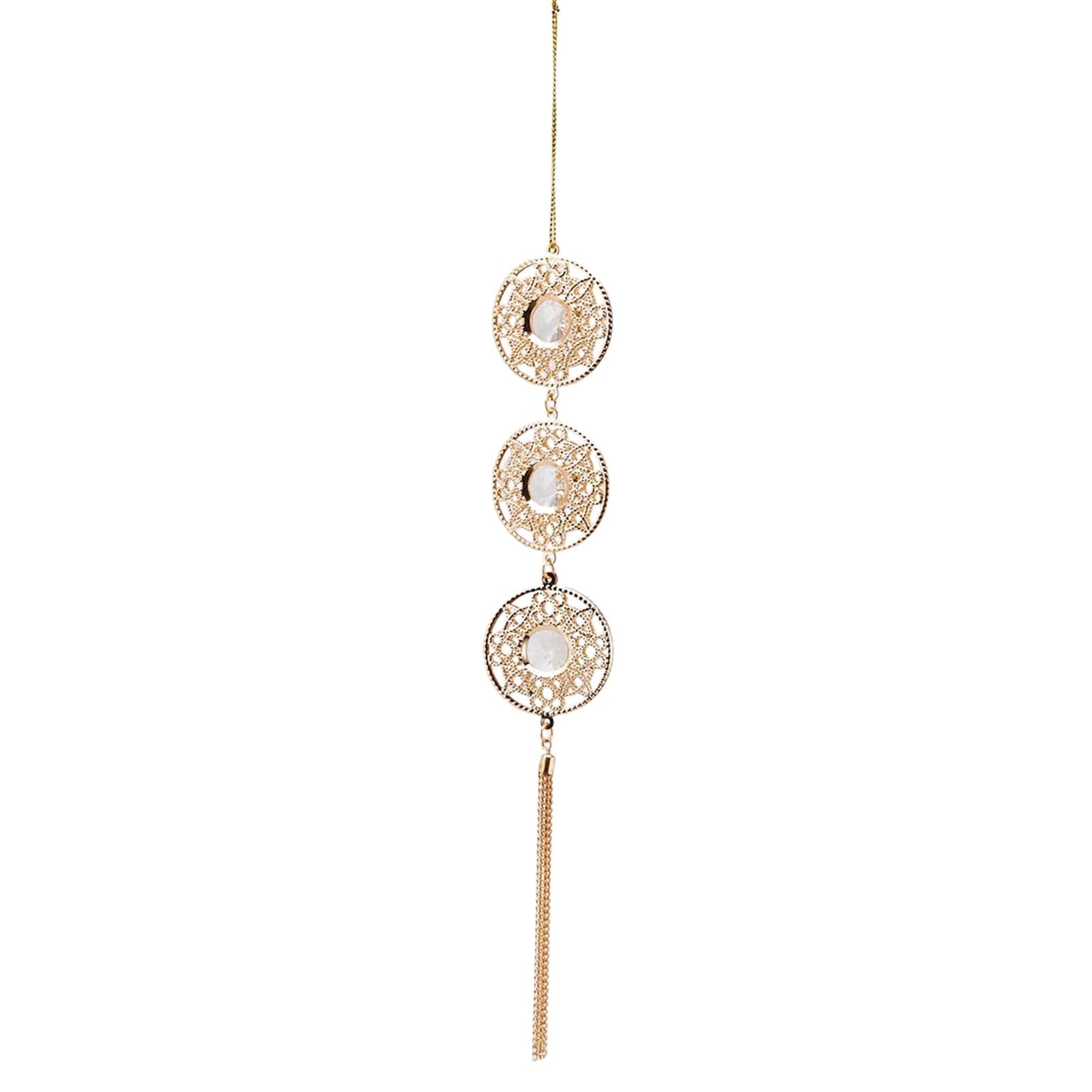 Pendaglio natalizio Gemma Oro, pallina per albero di natale h 25 cm - 3