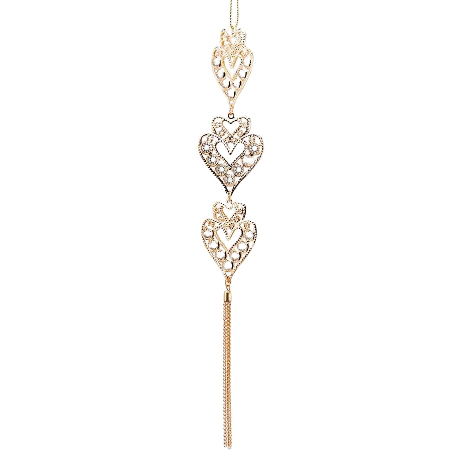 Pendaglio natalizio Gemma Oro, pallina per albero di natale h 25 cm - 4