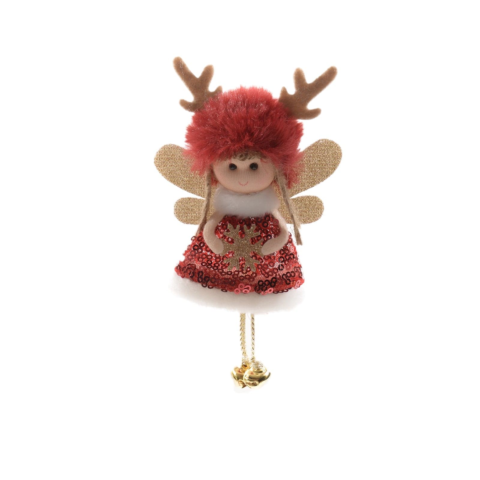 Pendente decorazione natalizia per Albero di Natale, Fatina h 15 cm - 3