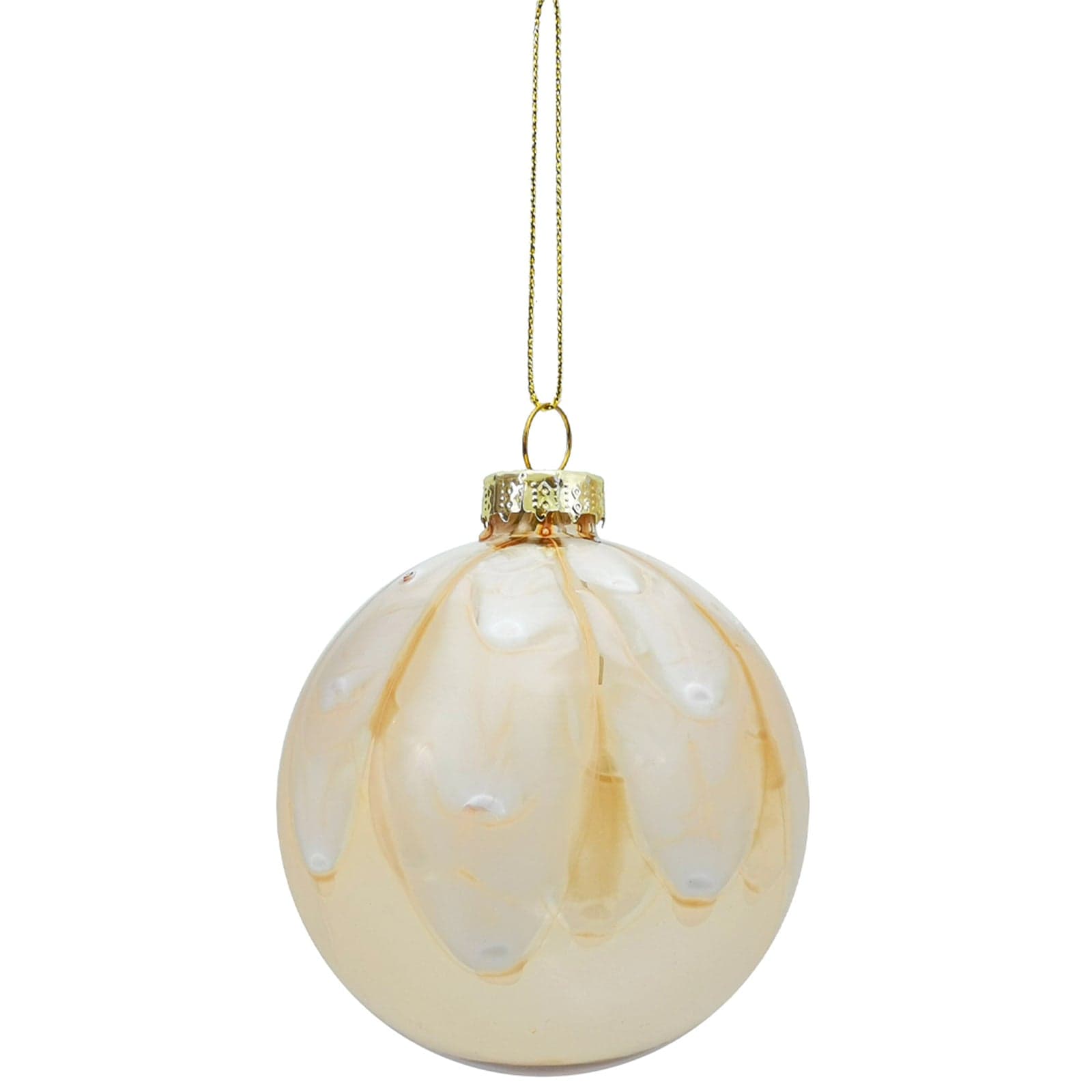 Palline in vetro "Glicine Mix" per albero di Natale moderno ed elegante 9 sfere da ø 10 cm - 2
