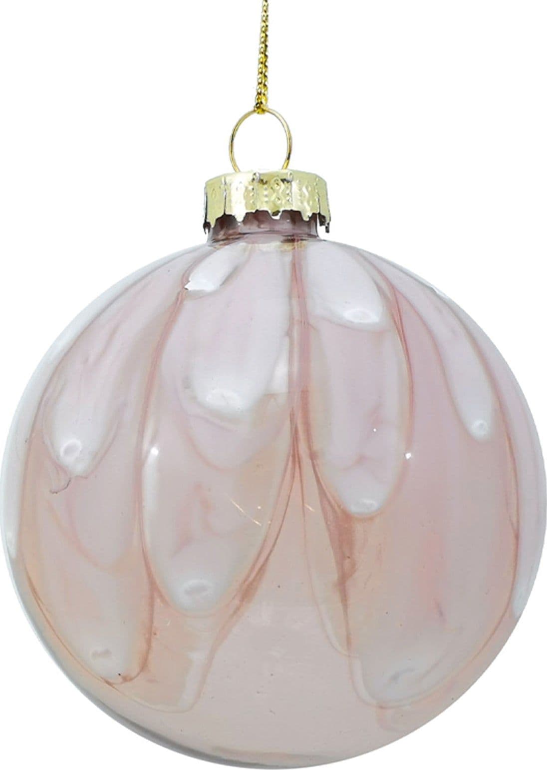 Palline in vetro "Glicine Mix" per albero di Natale moderno ed elegante 9 sfere da ø 10 cm - 3