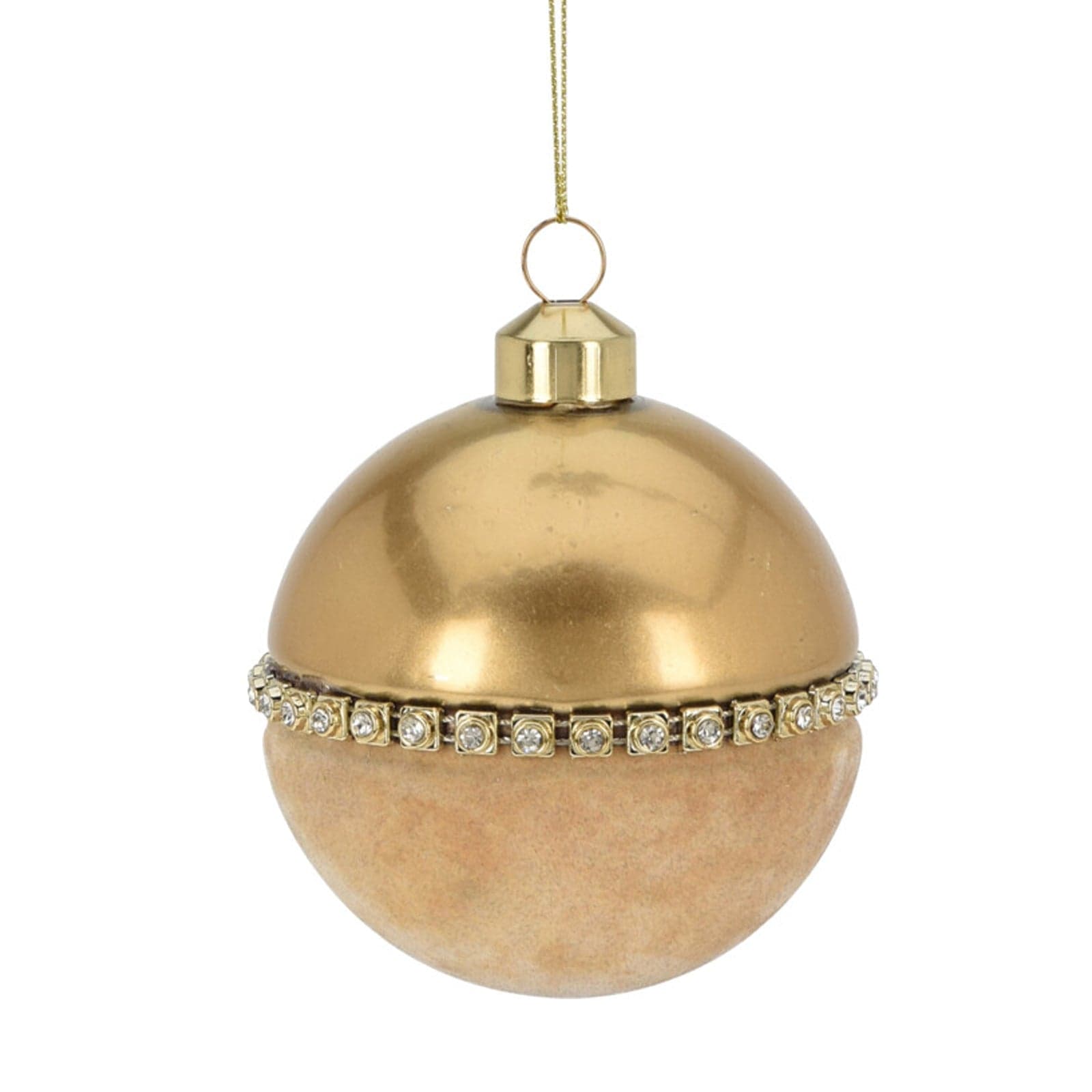 12 Palline per albero di natale in velluto pendaglio Tinta Unita 8 cm - 2