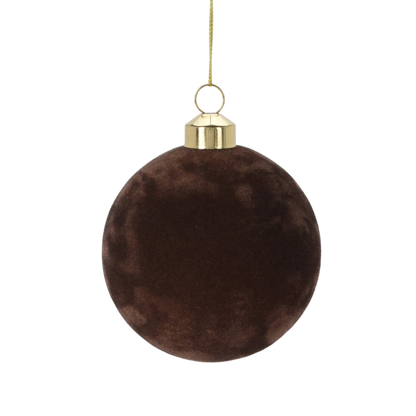 Palline per albero di natale in velluto pendaglio decorato Tinta Unita - 2