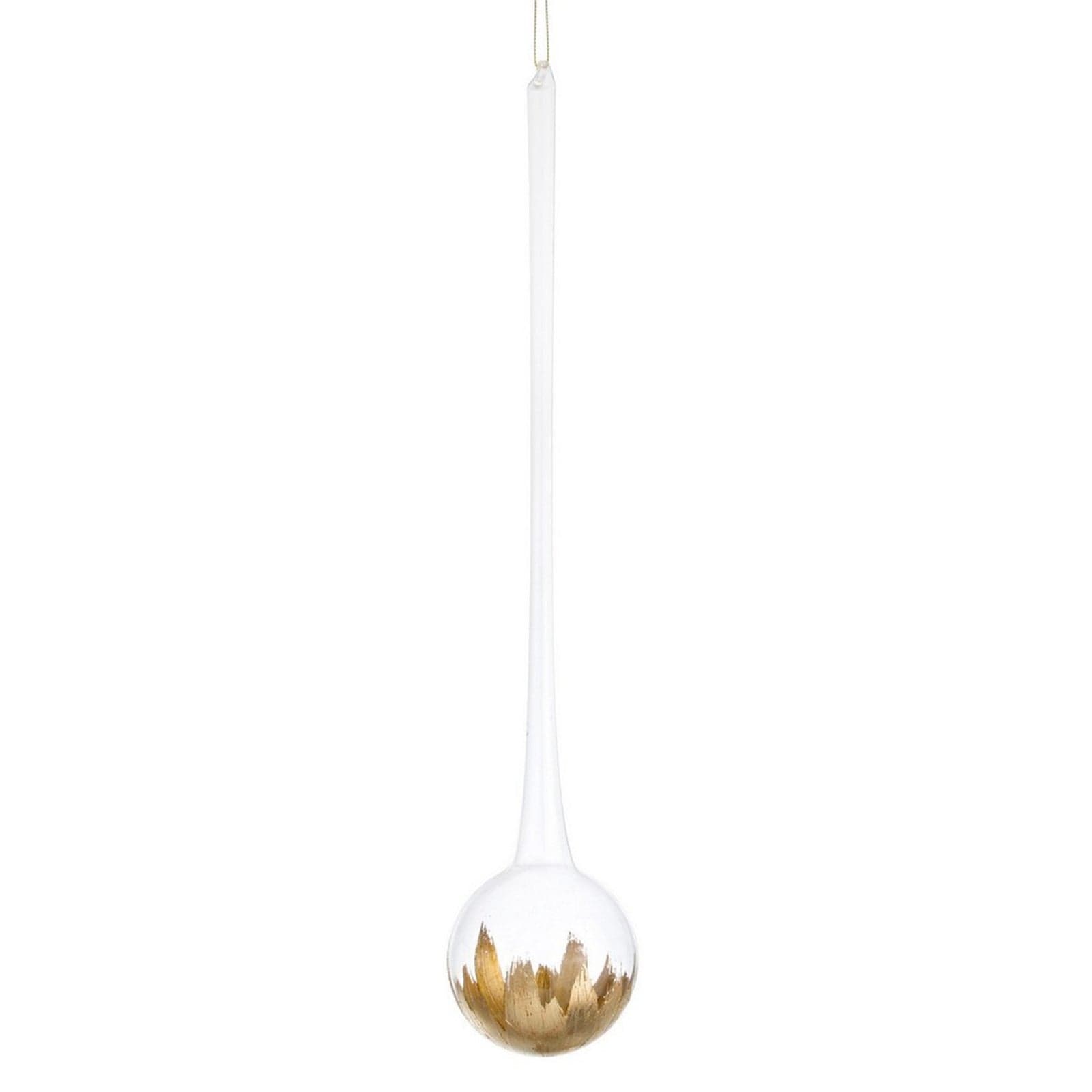 Pendaglio in vetro "Bolla" per albero di Natale moderno ed elegante - 4