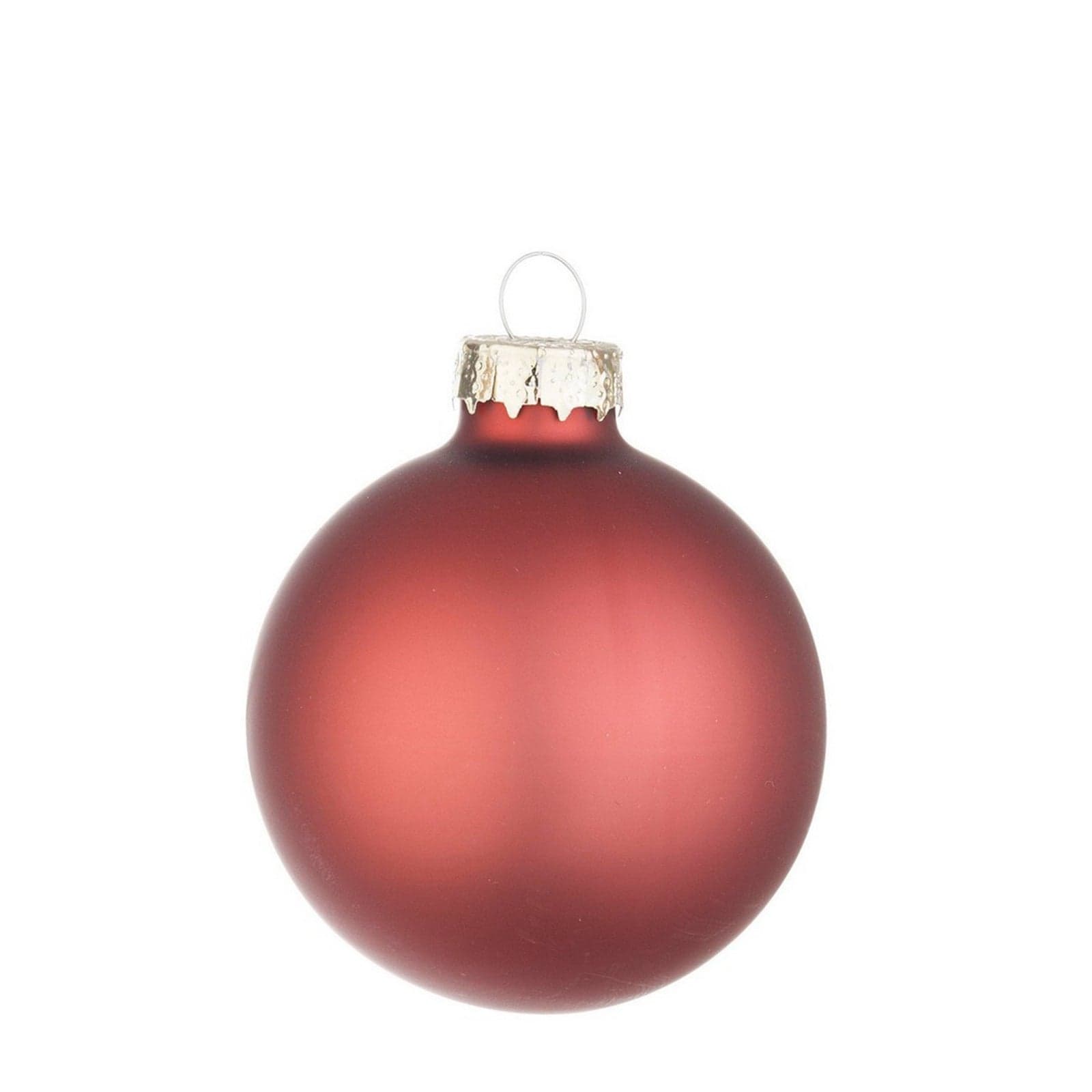 Palline in vetro "Bossa Nova Opaco" tinta unita per albero di Natale moderno - 3