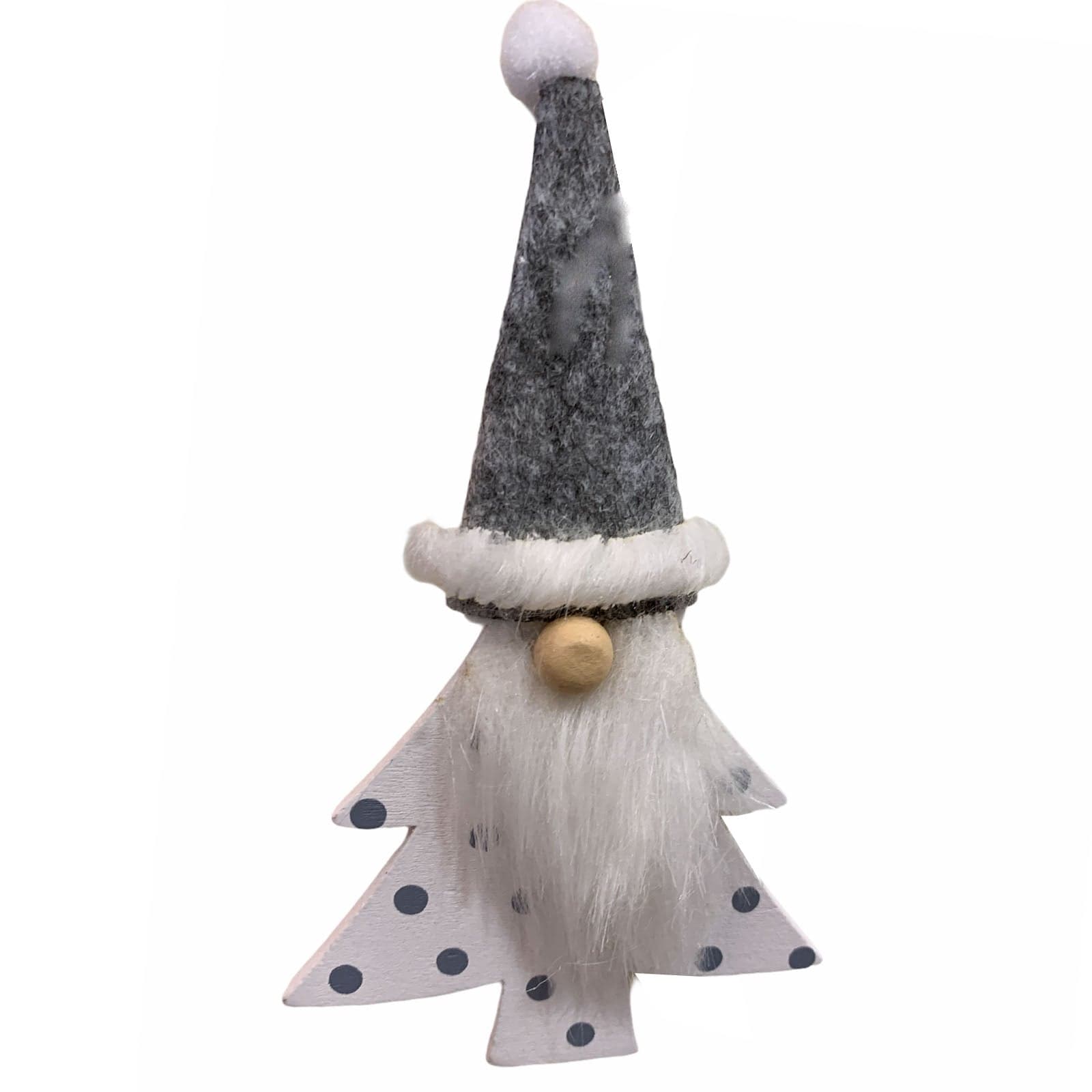 Pendente natalizio in legno per Albero di Natale, Santa Claus  h 10 cm - 3