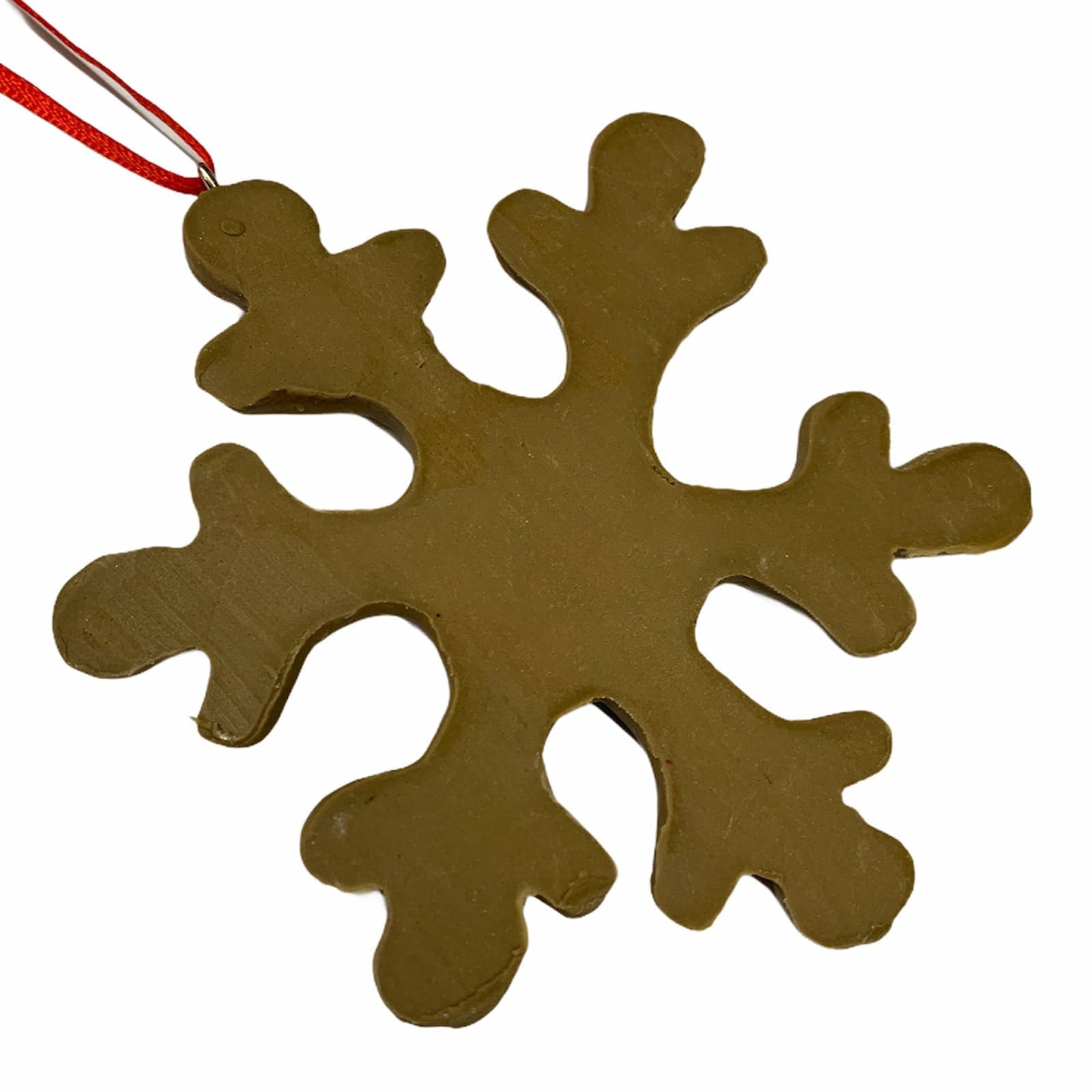 Fiocco di neve Amelia h 10 cm pendaglio per albero di Natale decorazione - 2