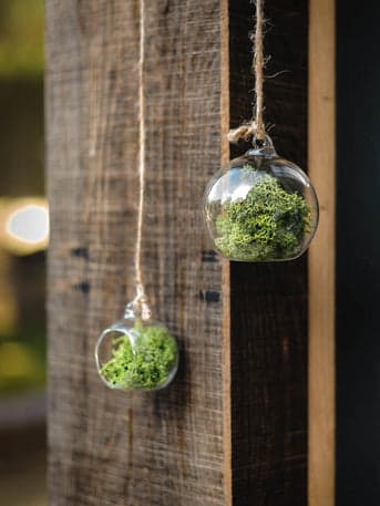 Pallina per albero di natale in vetro aperta pendaglio personalizzabile Ø 10 cm - 4