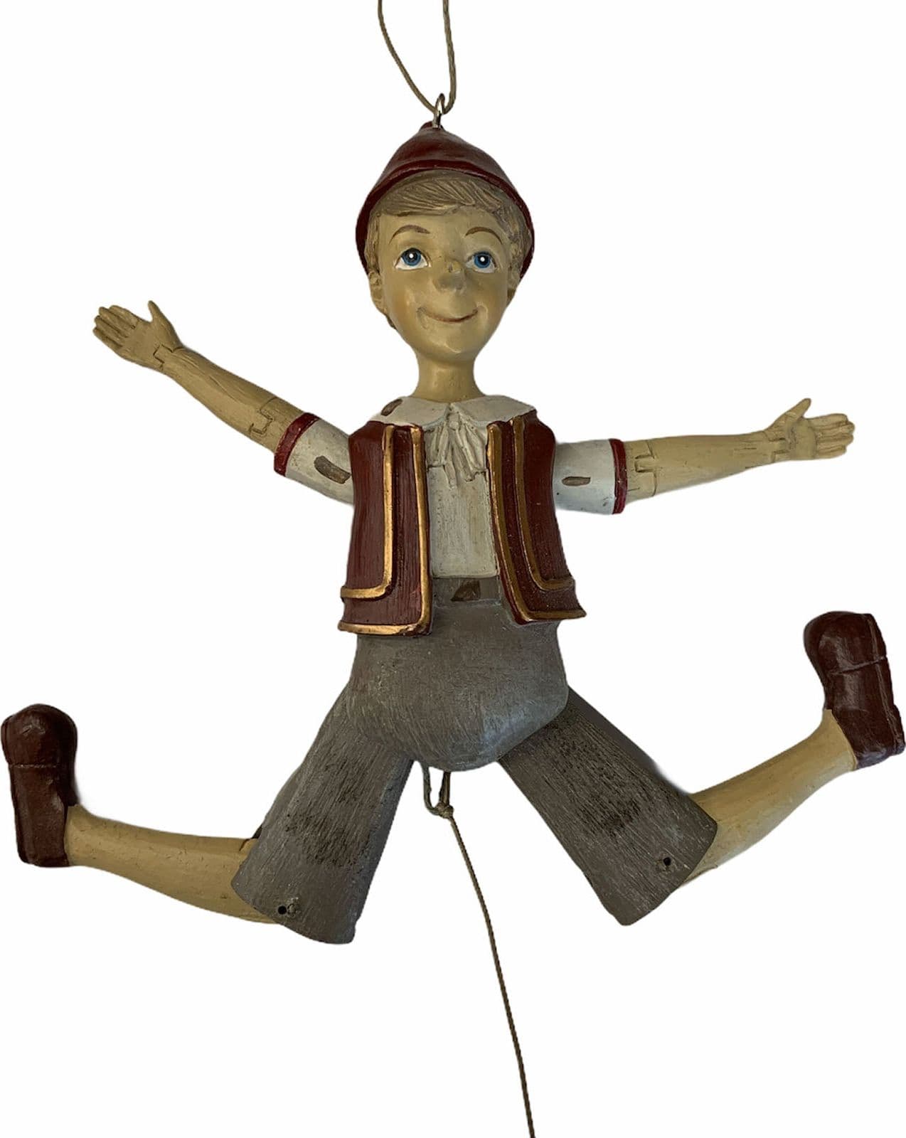 Pendaglio Burattino Pinocchio e Soldatino Schiaccianoci h 19 cm Storia Preziosa 2021 - 3