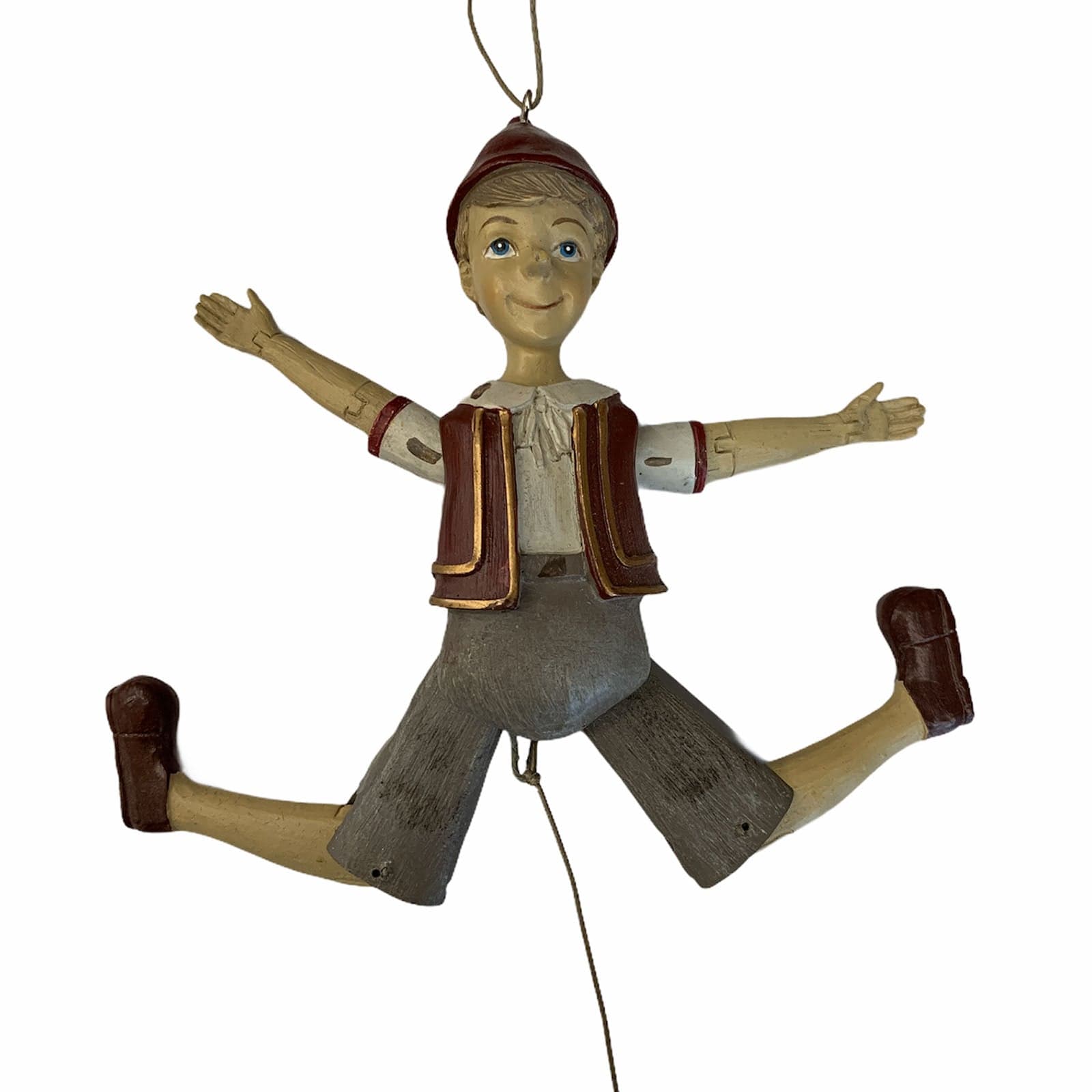 Pendaglio Burattino Pinocchio e Soldatino Schiaccianoci h 19 cm Storia Preziosa 2021 - 3
