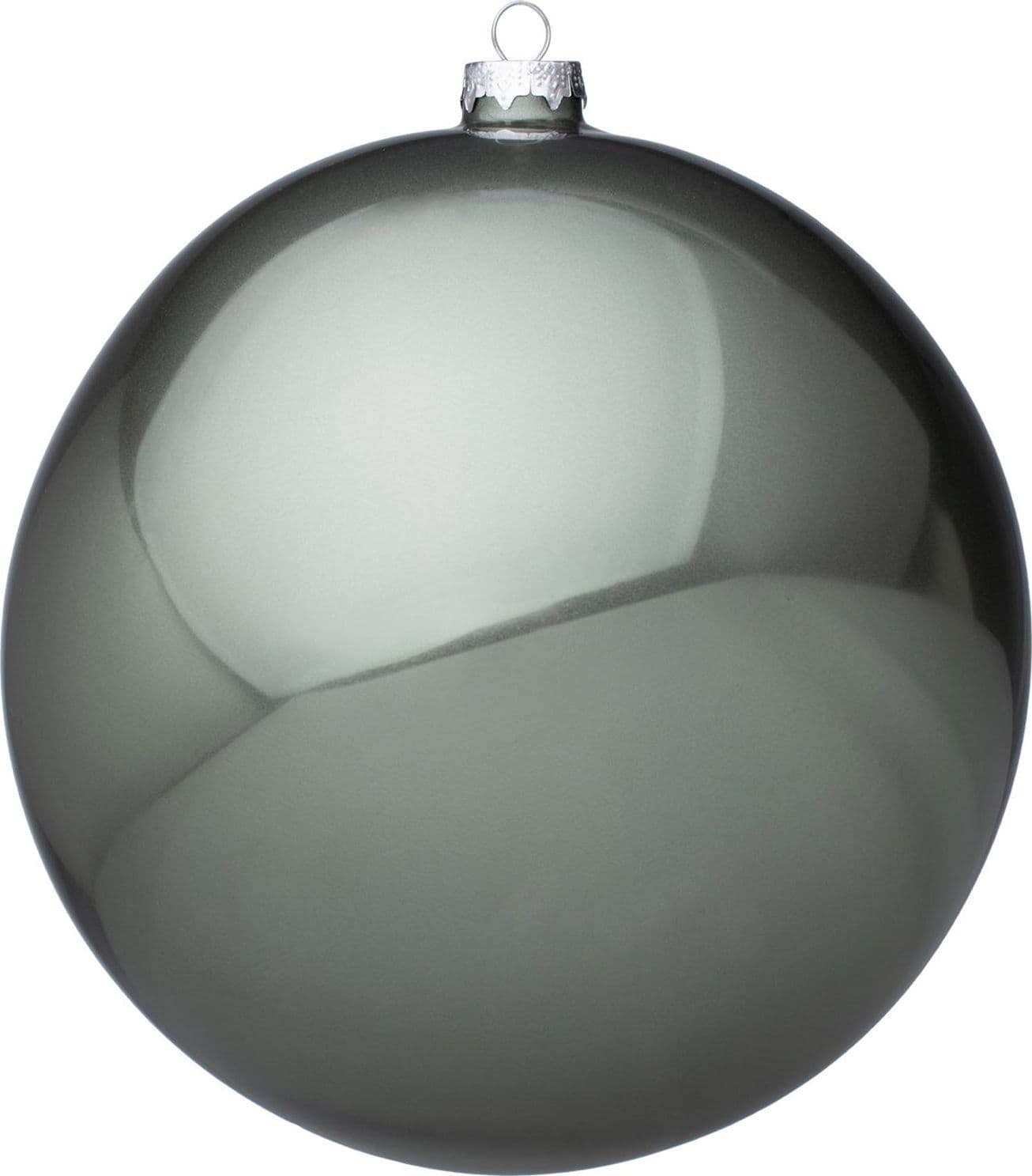 Palline per albero di Natale in vetro decorate color Verde Chiaro Schimmer - 2